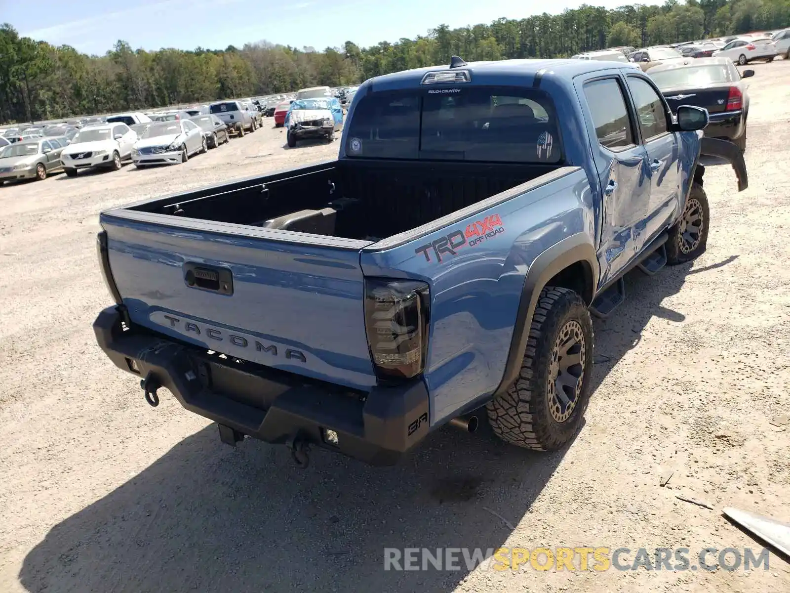 4 Photograph of a damaged car 3TMCZ5AN3KM280684 TOYOTA TACOMA 2019