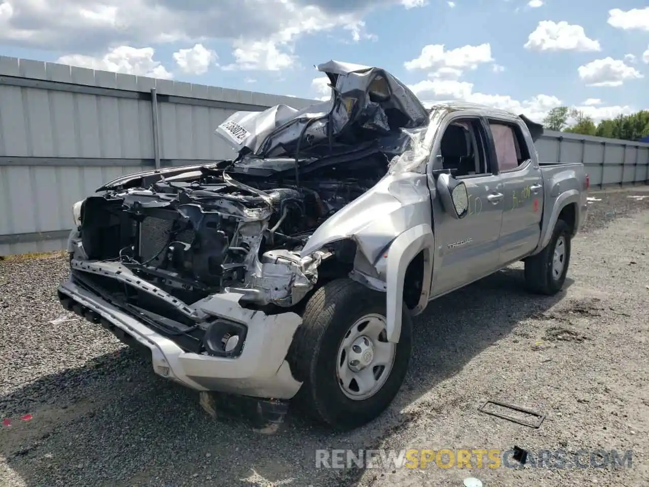 2 Фотография поврежденного автомобиля 3TMCZ5AN3KM280927 TOYOTA TACOMA 2019