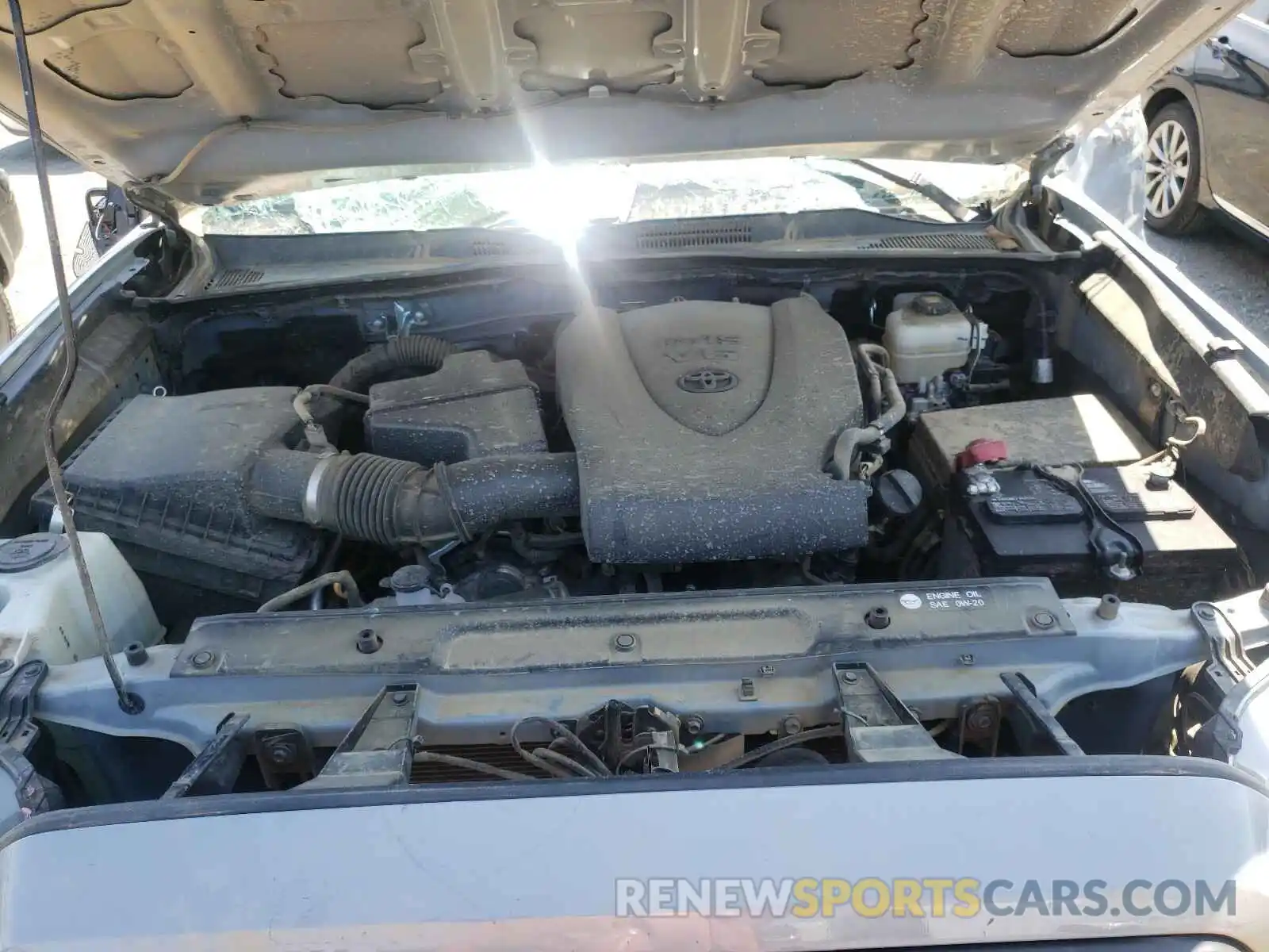 7 Photograph of a damaged car 3TMCZ5AN3KM282239 TOYOTA TACOMA 2019