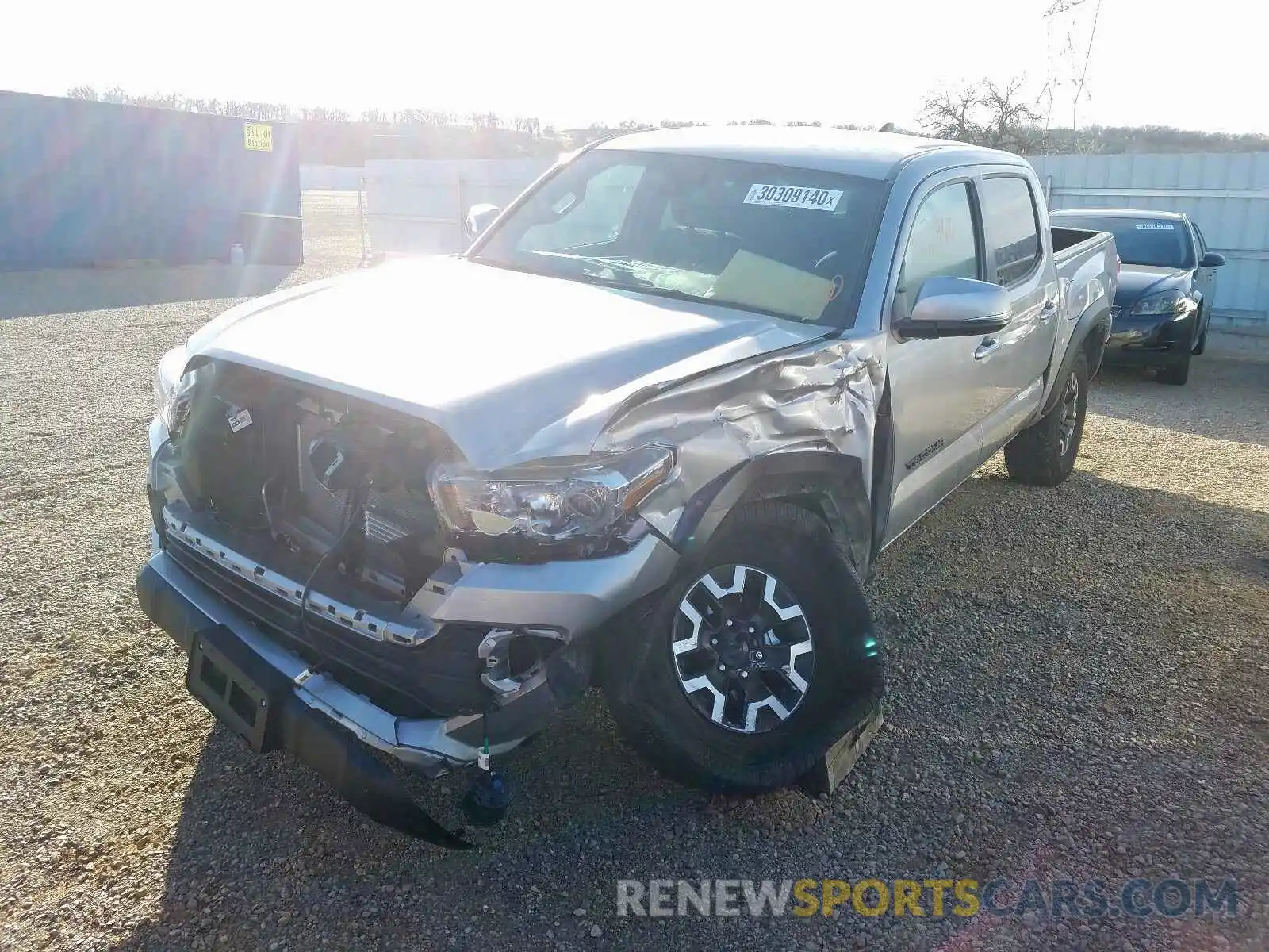 2 Photograph of a damaged car 3TMCZ5AN3KM284718 TOYOTA TACOMA 2019