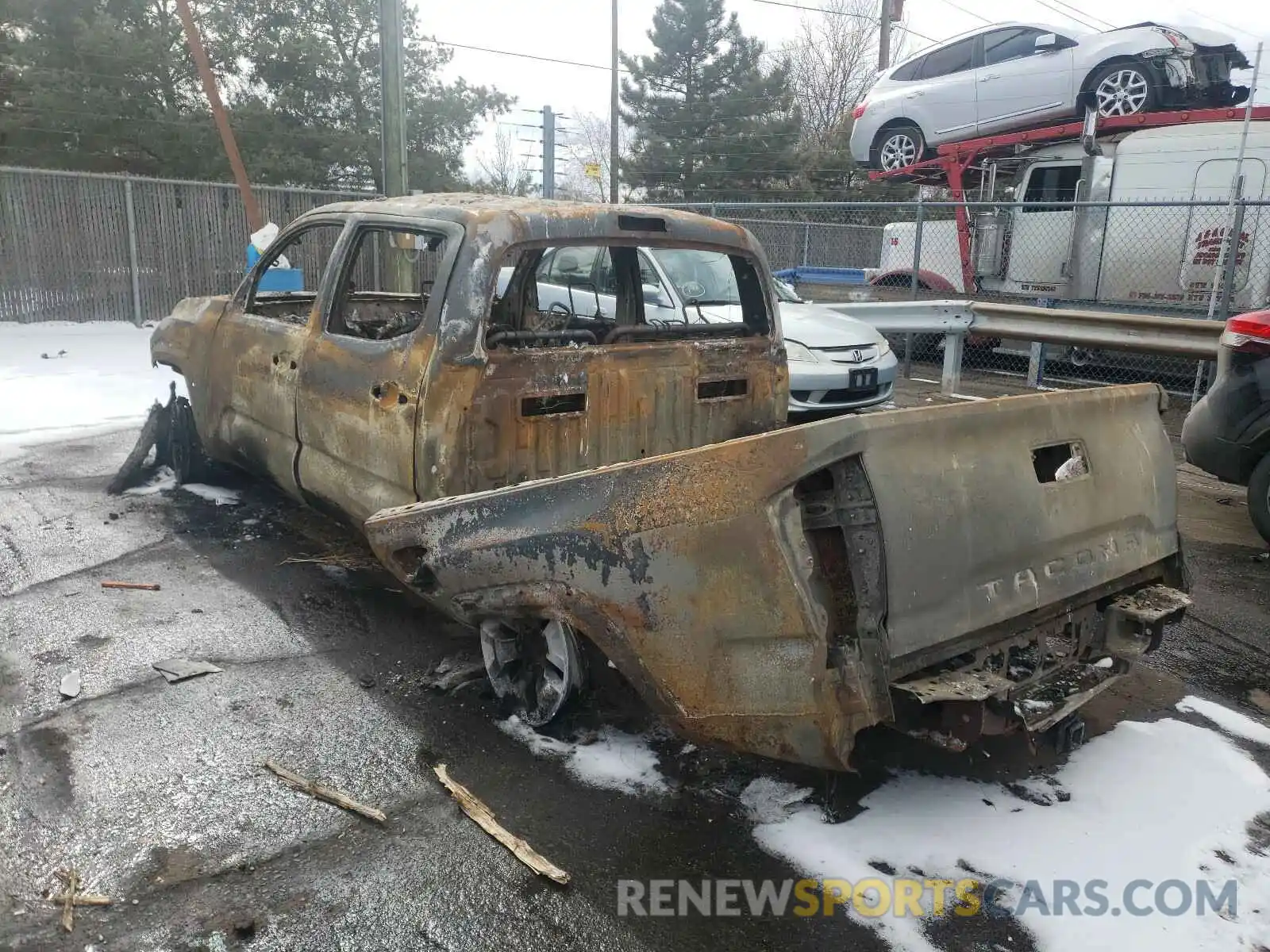 3 Photograph of a damaged car 3TMCZ5AN3KM285836 TOYOTA TACOMA 2019