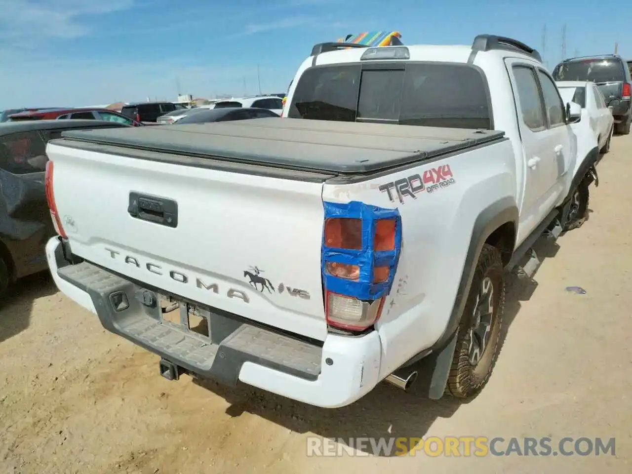 4 Photograph of a damaged car 3TMCZ5AN3KM288140 TOYOTA TACOMA 2019