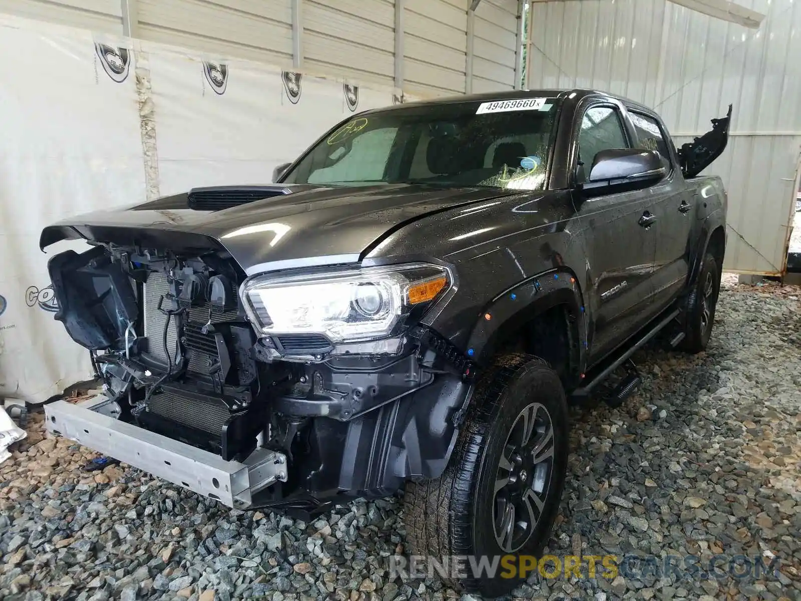 2 Photograph of a damaged car 3TMCZ5AN4KM191688 TOYOTA TACOMA 2019