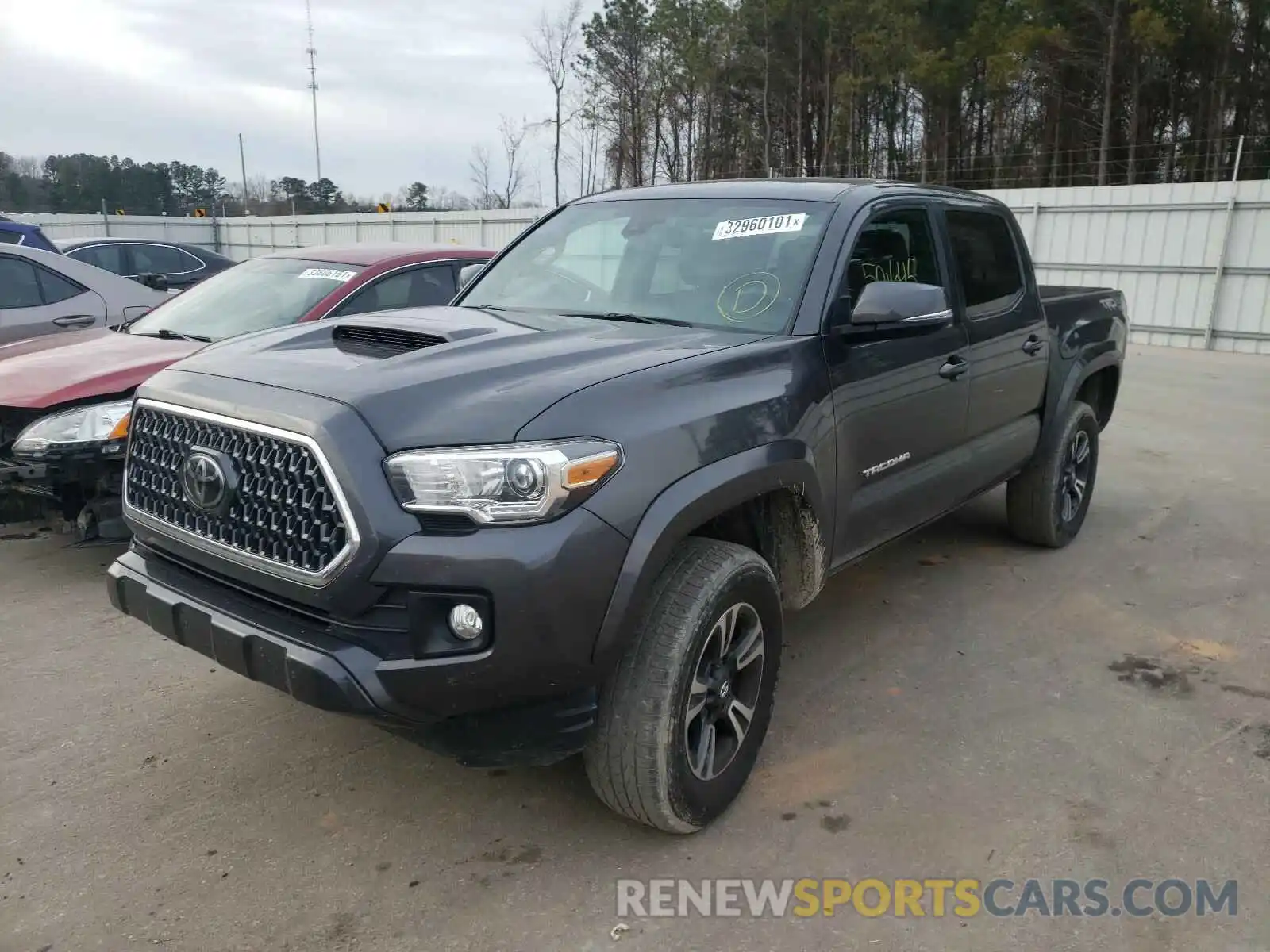 2 Photograph of a damaged car 3TMCZ5AN4KM191724 TOYOTA TACOMA 2019