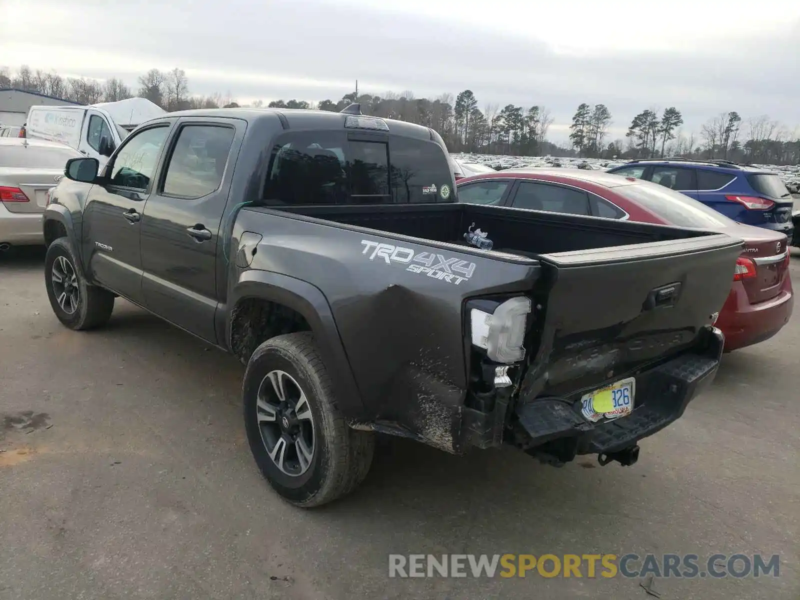 3 Photograph of a damaged car 3TMCZ5AN4KM191724 TOYOTA TACOMA 2019