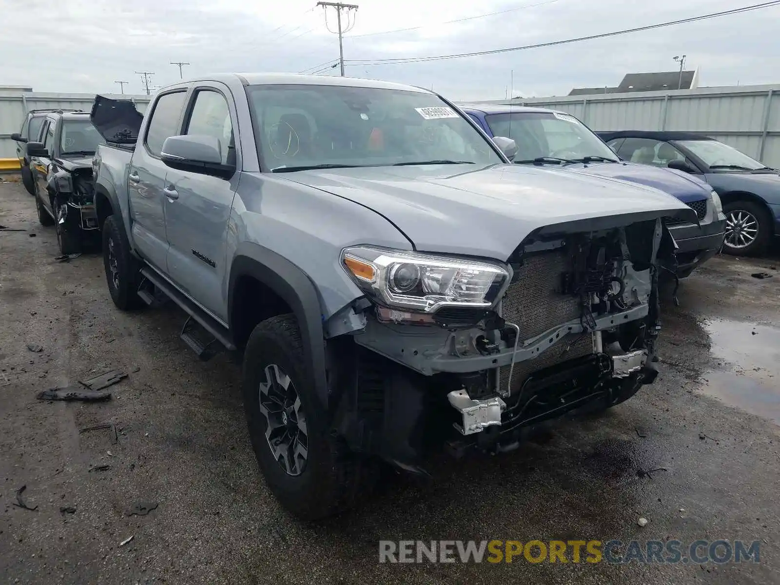 1 Photograph of a damaged car 3TMCZ5AN4KM192078 TOYOTA TACOMA 2019