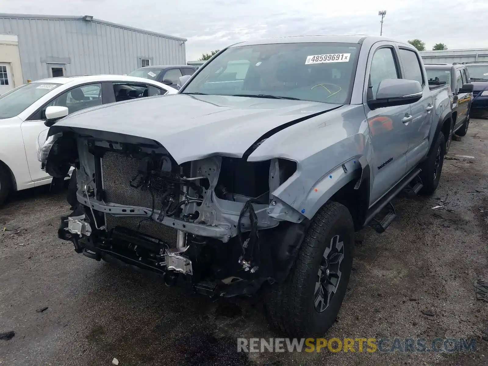 2 Photograph of a damaged car 3TMCZ5AN4KM192078 TOYOTA TACOMA 2019