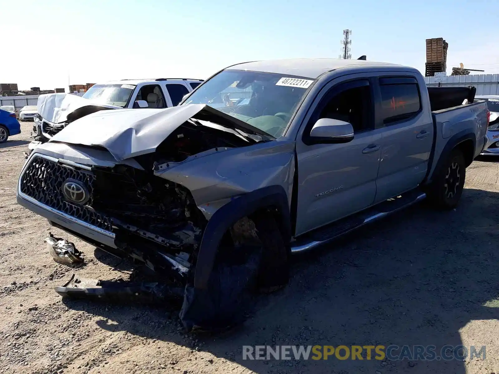 2 Photograph of a damaged car 3TMCZ5AN4KM192100 TOYOTA TACOMA 2019