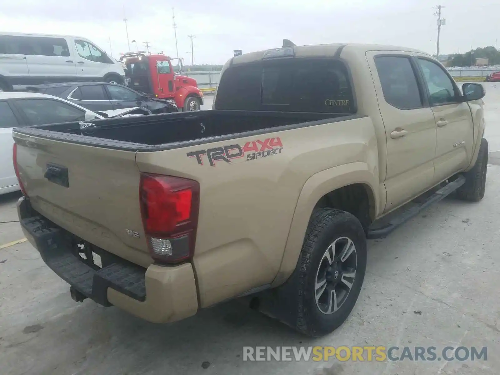 4 Photograph of a damaged car 3TMCZ5AN4KM192260 TOYOTA TACOMA 2019