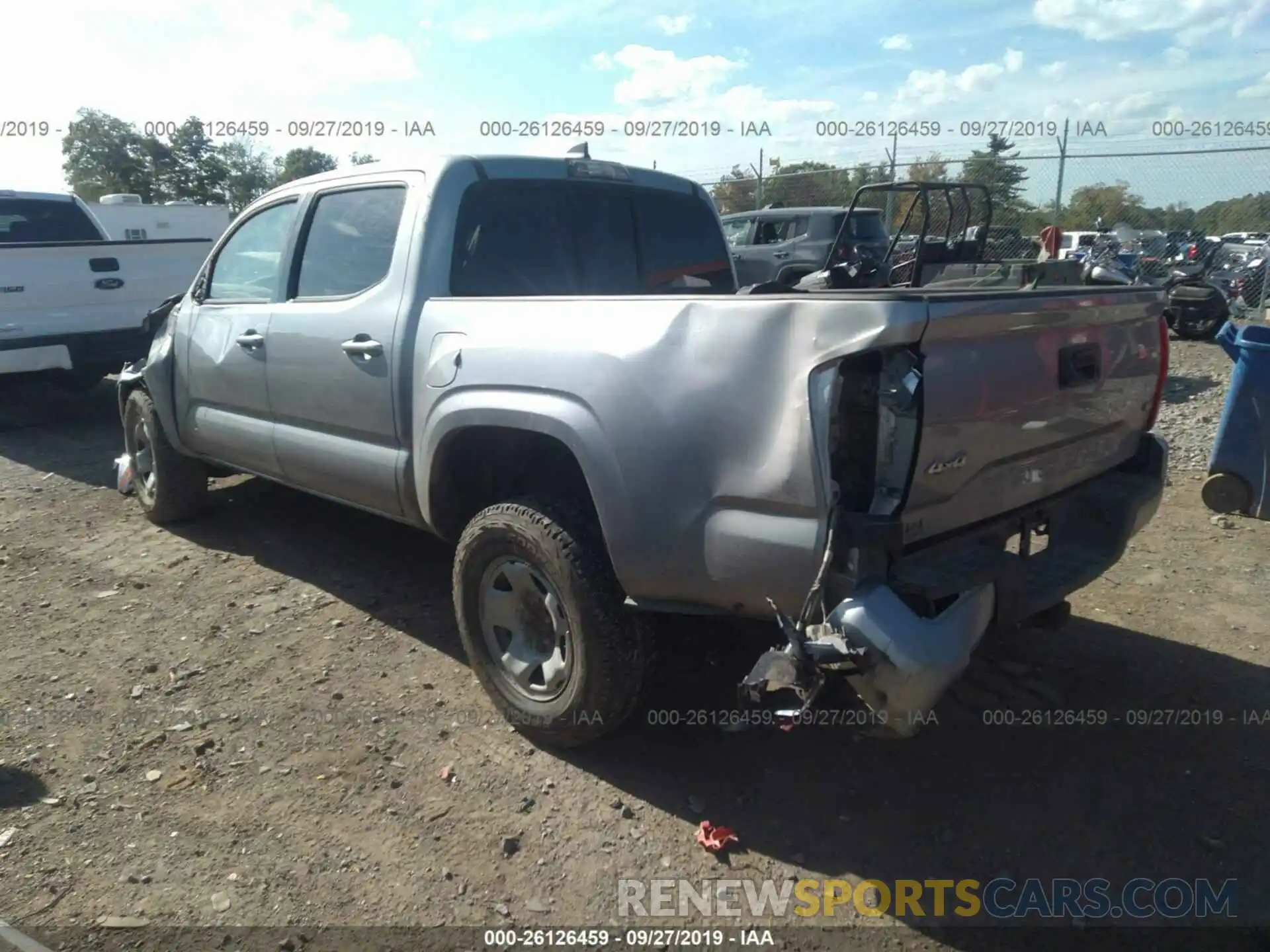 3 Photograph of a damaged car 3TMCZ5AN4KM193425 TOYOTA TACOMA 2019