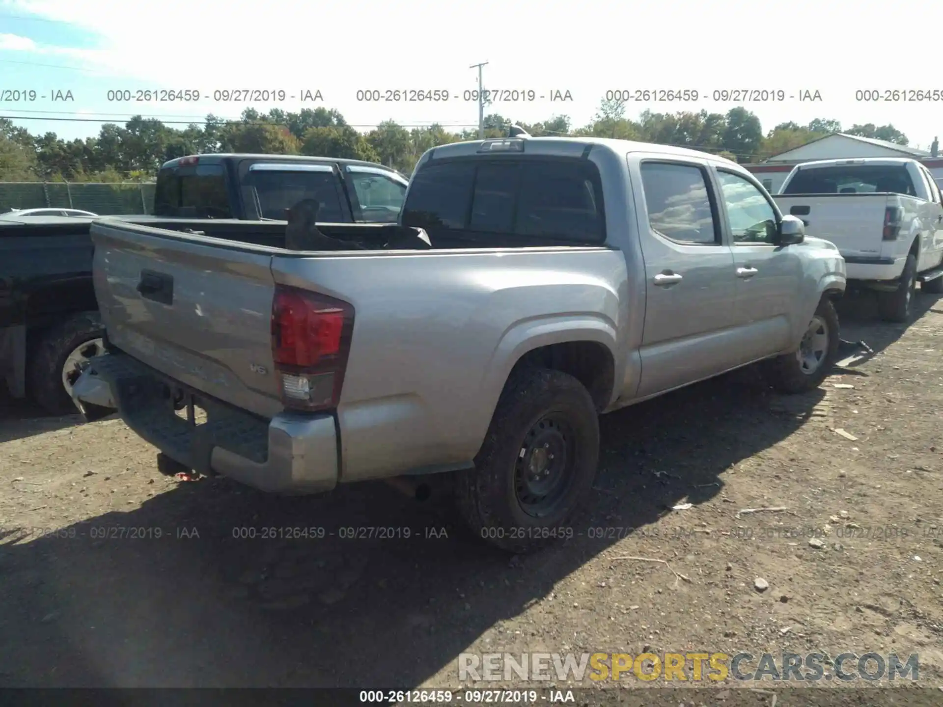 4 Photograph of a damaged car 3TMCZ5AN4KM193425 TOYOTA TACOMA 2019