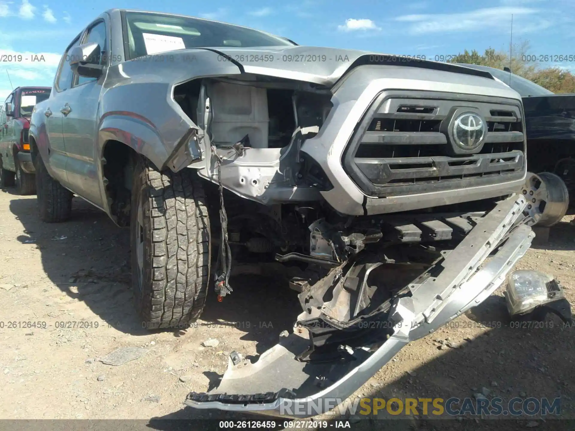 6 Photograph of a damaged car 3TMCZ5AN4KM193425 TOYOTA TACOMA 2019