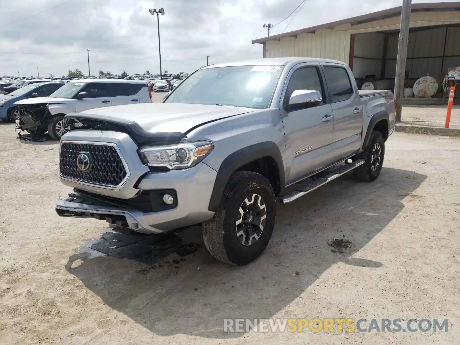 2 Photograph of a damaged car 3TMCZ5AN4KM194641 TOYOTA TACOMA 2019