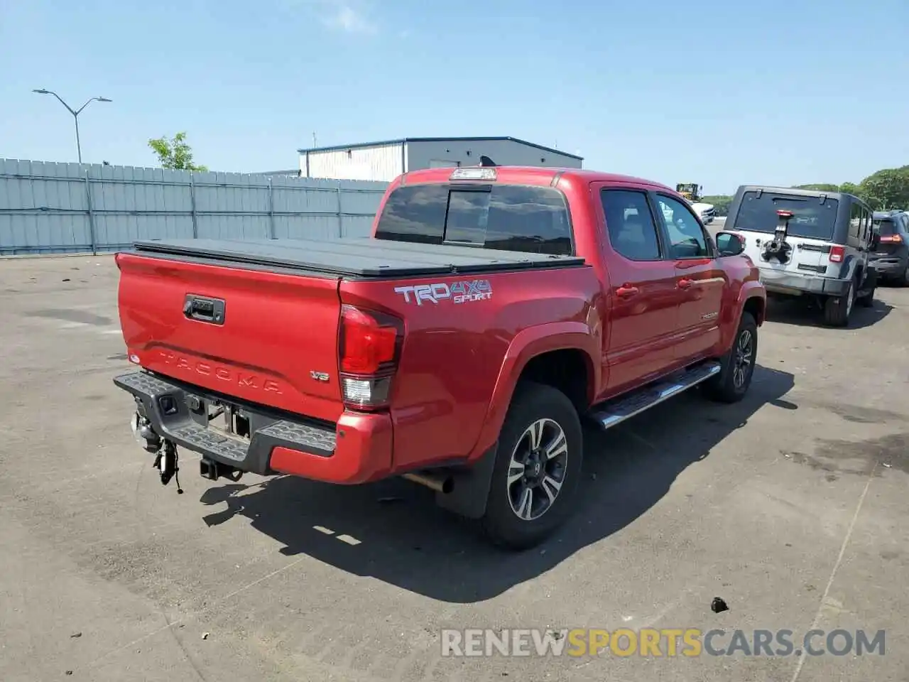 4 Photograph of a damaged car 3TMCZ5AN4KM195076 TOYOTA TACOMA 2019