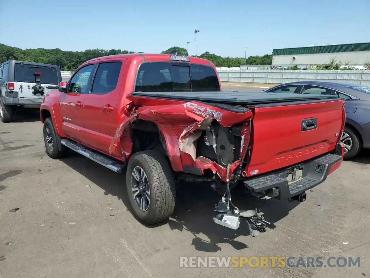 9 Photograph of a damaged car 3TMCZ5AN4KM195076 TOYOTA TACOMA 2019