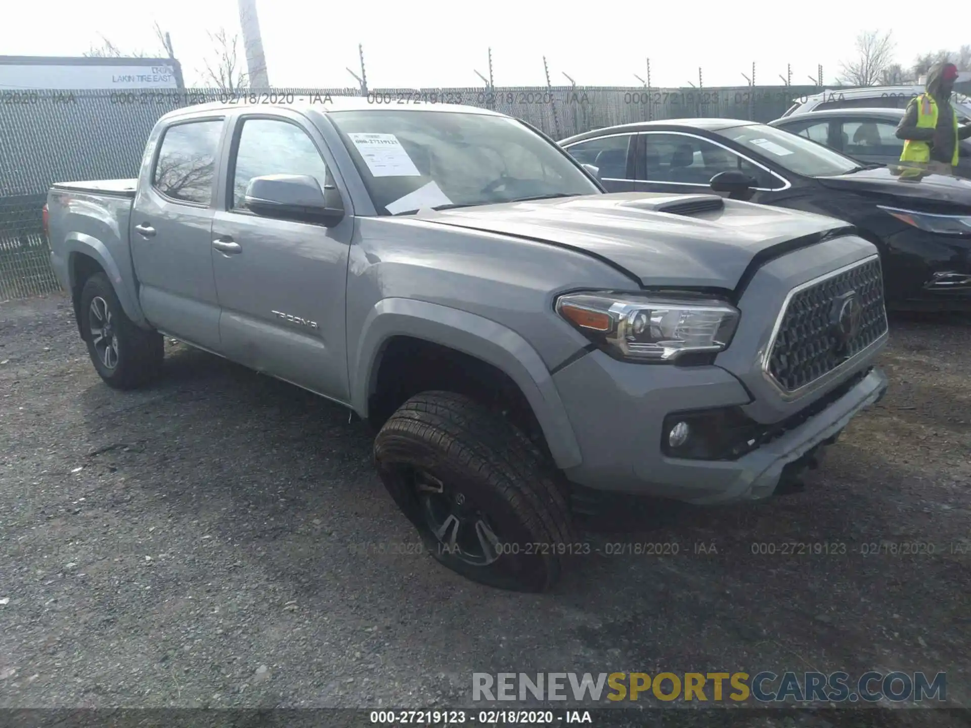 1 Photograph of a damaged car 3TMCZ5AN4KM199578 TOYOTA TACOMA 2019