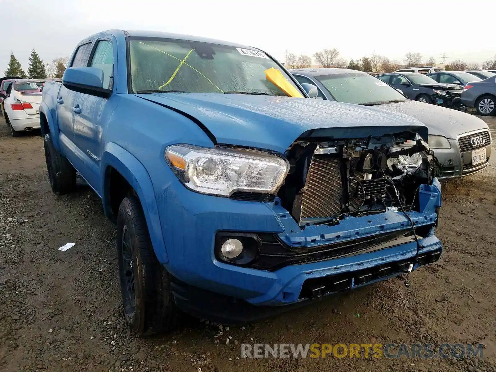 1 Photograph of a damaged car 3TMCZ5AN4KM202267 TOYOTA TACOMA 2019