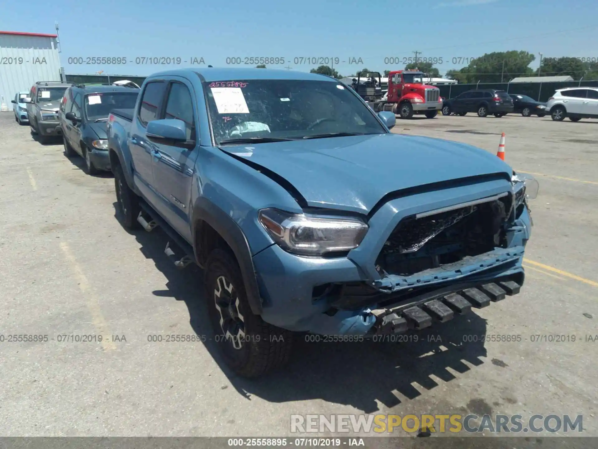 1 Photograph of a damaged car 3TMCZ5AN4KM202303 TOYOTA TACOMA 2019