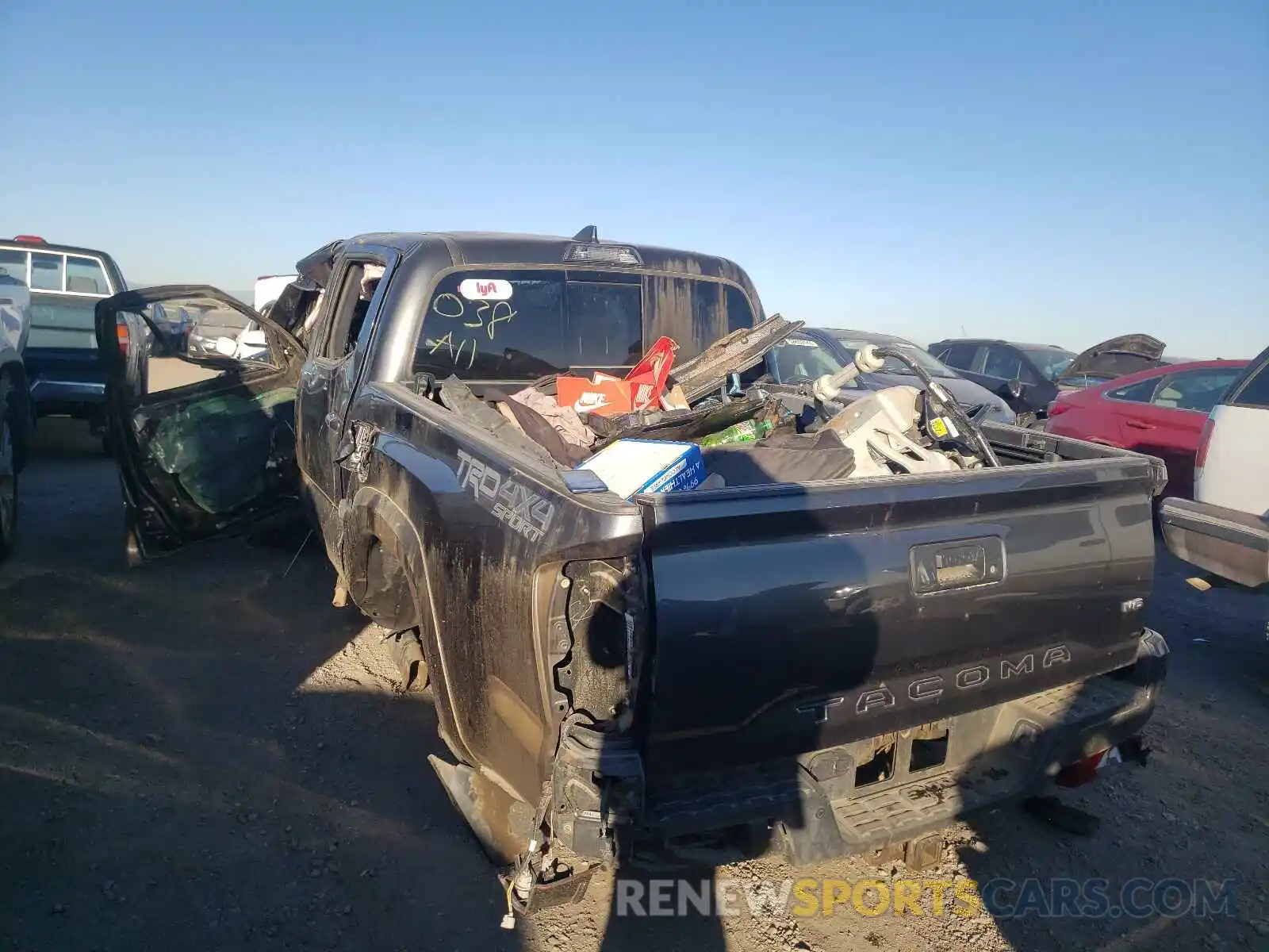 3 Photograph of a damaged car 3TMCZ5AN4KM205038 TOYOTA TACOMA 2019