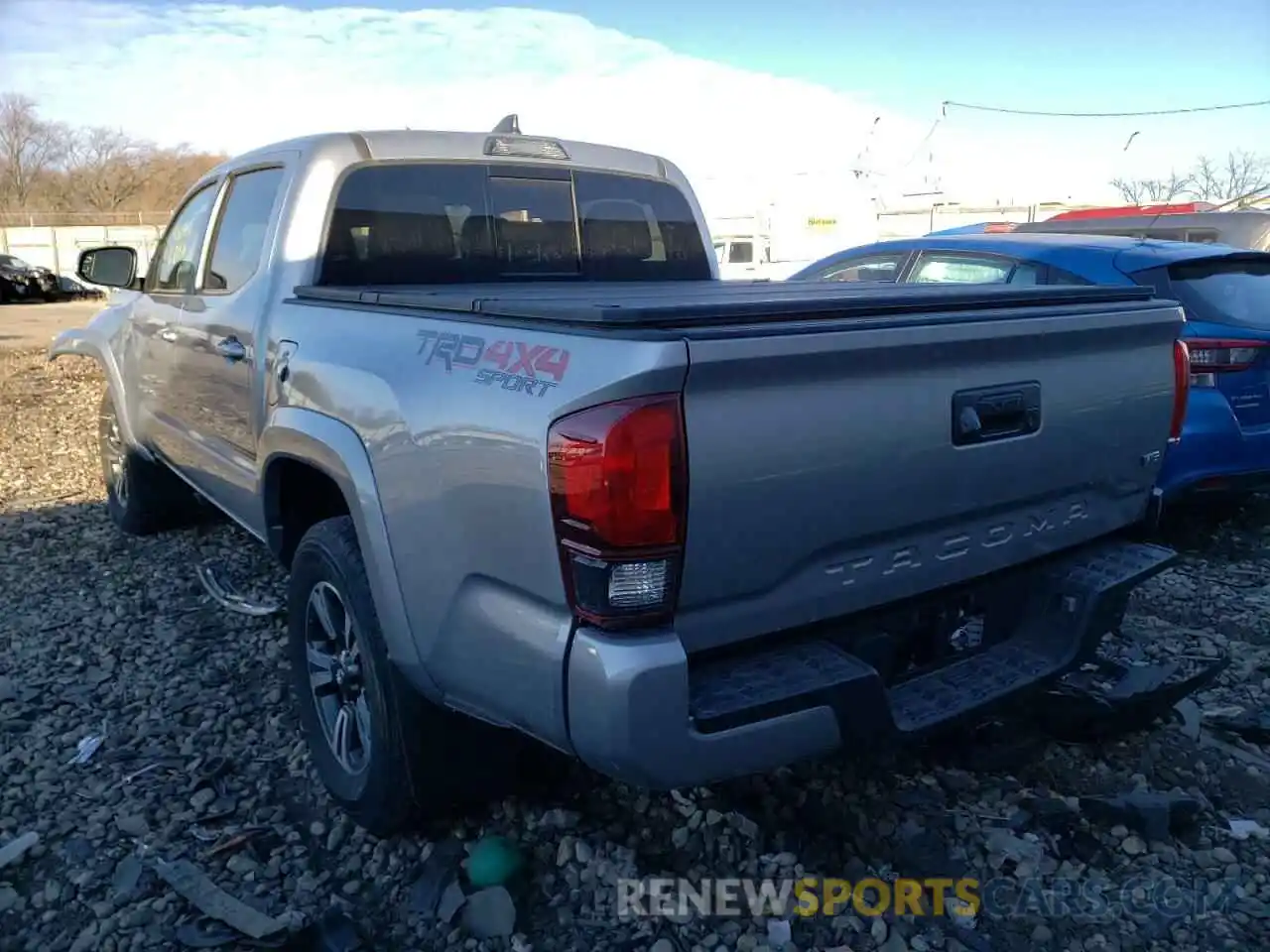 3 Photograph of a damaged car 3TMCZ5AN4KM205265 TOYOTA TACOMA 2019