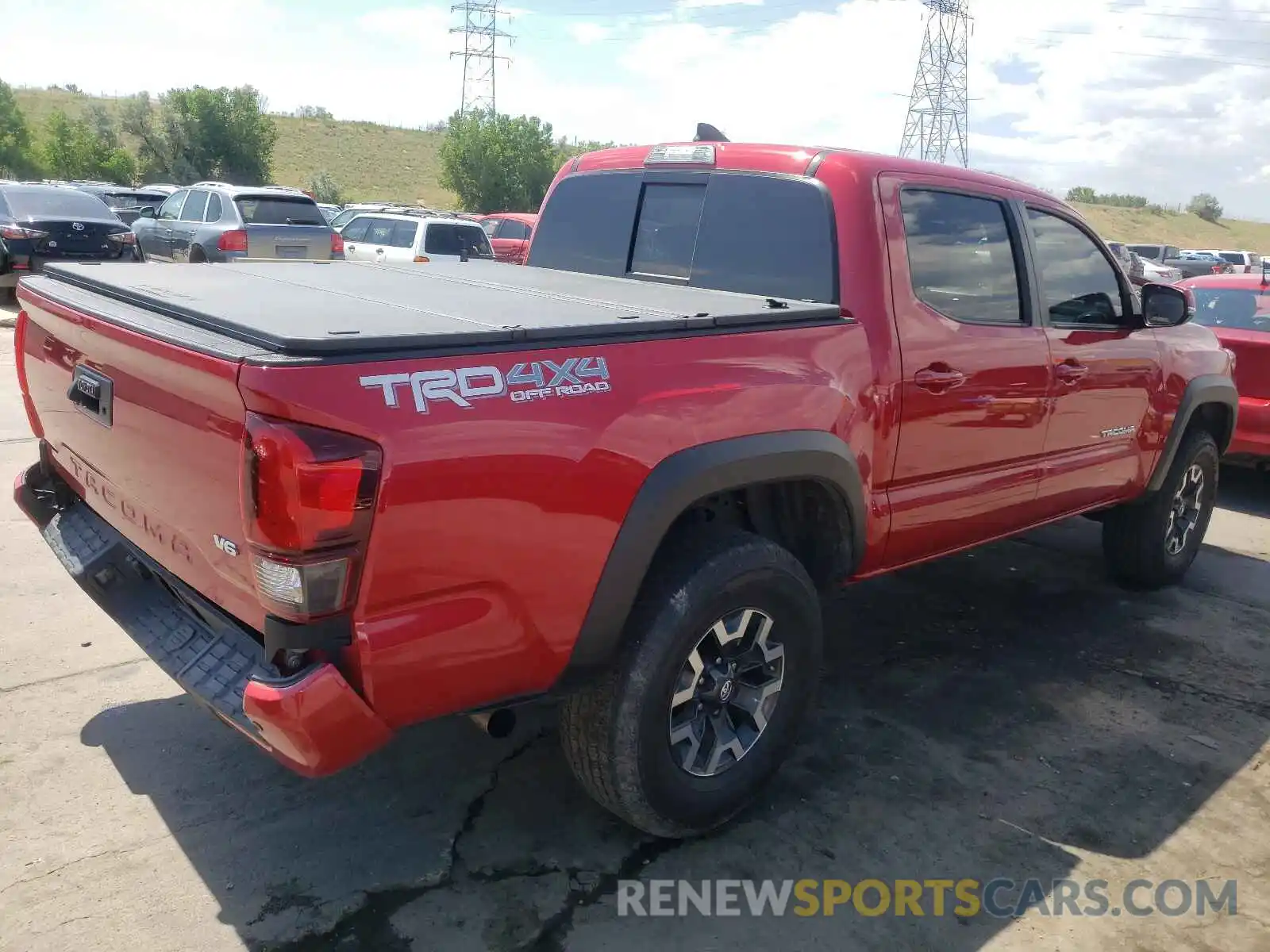 4 Photograph of a damaged car 3TMCZ5AN4KM205590 TOYOTA TACOMA 2019