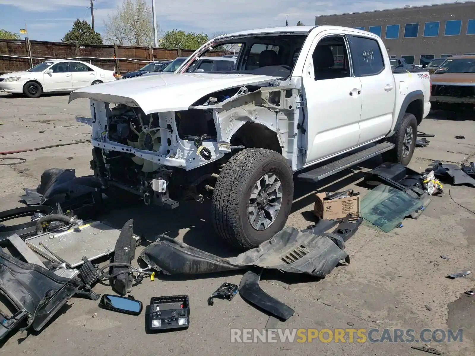 2 Photograph of a damaged car 3TMCZ5AN4KM206982 TOYOTA TACOMA 2019