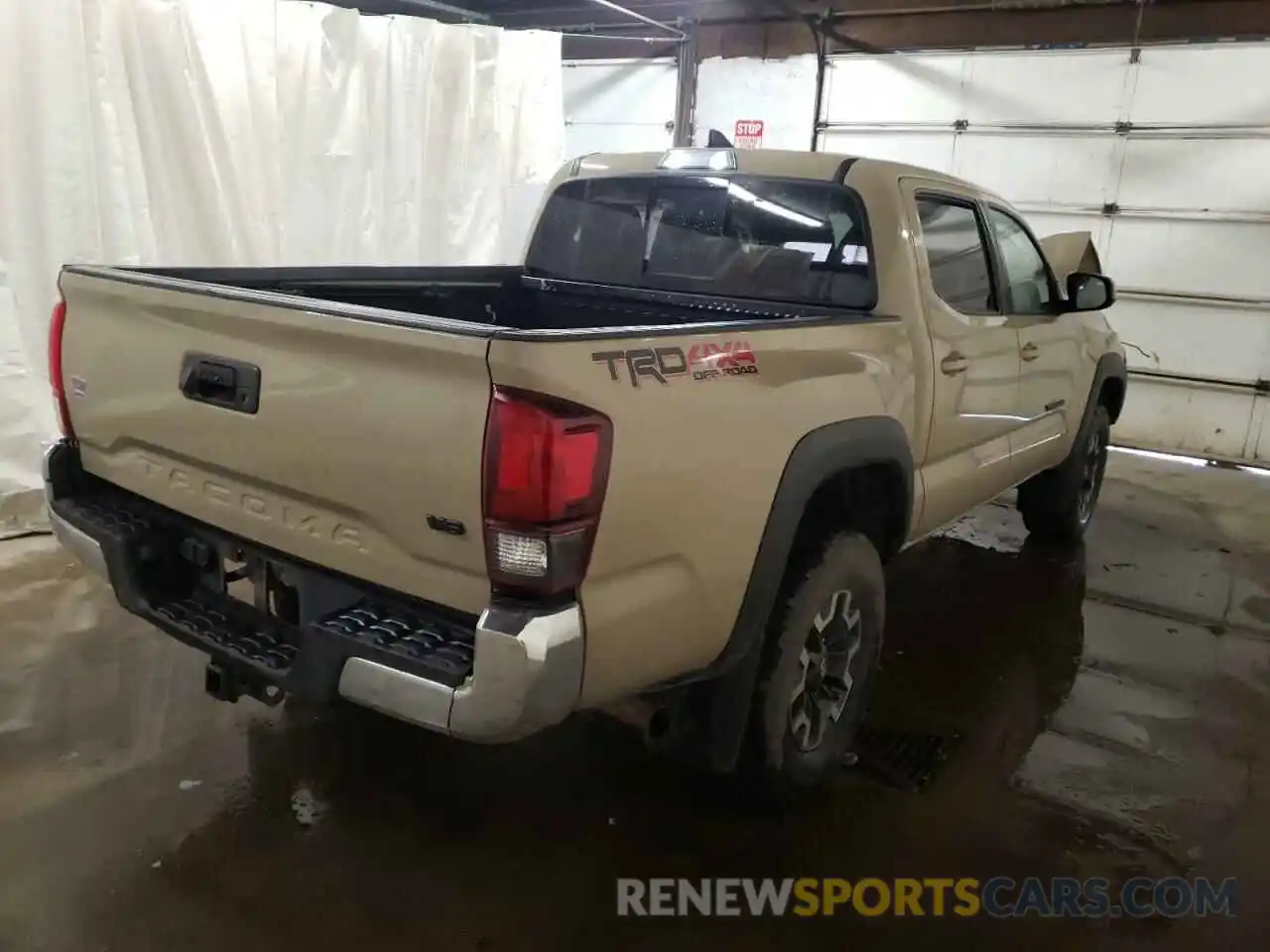 4 Photograph of a damaged car 3TMCZ5AN4KM207632 TOYOTA TACOMA 2019