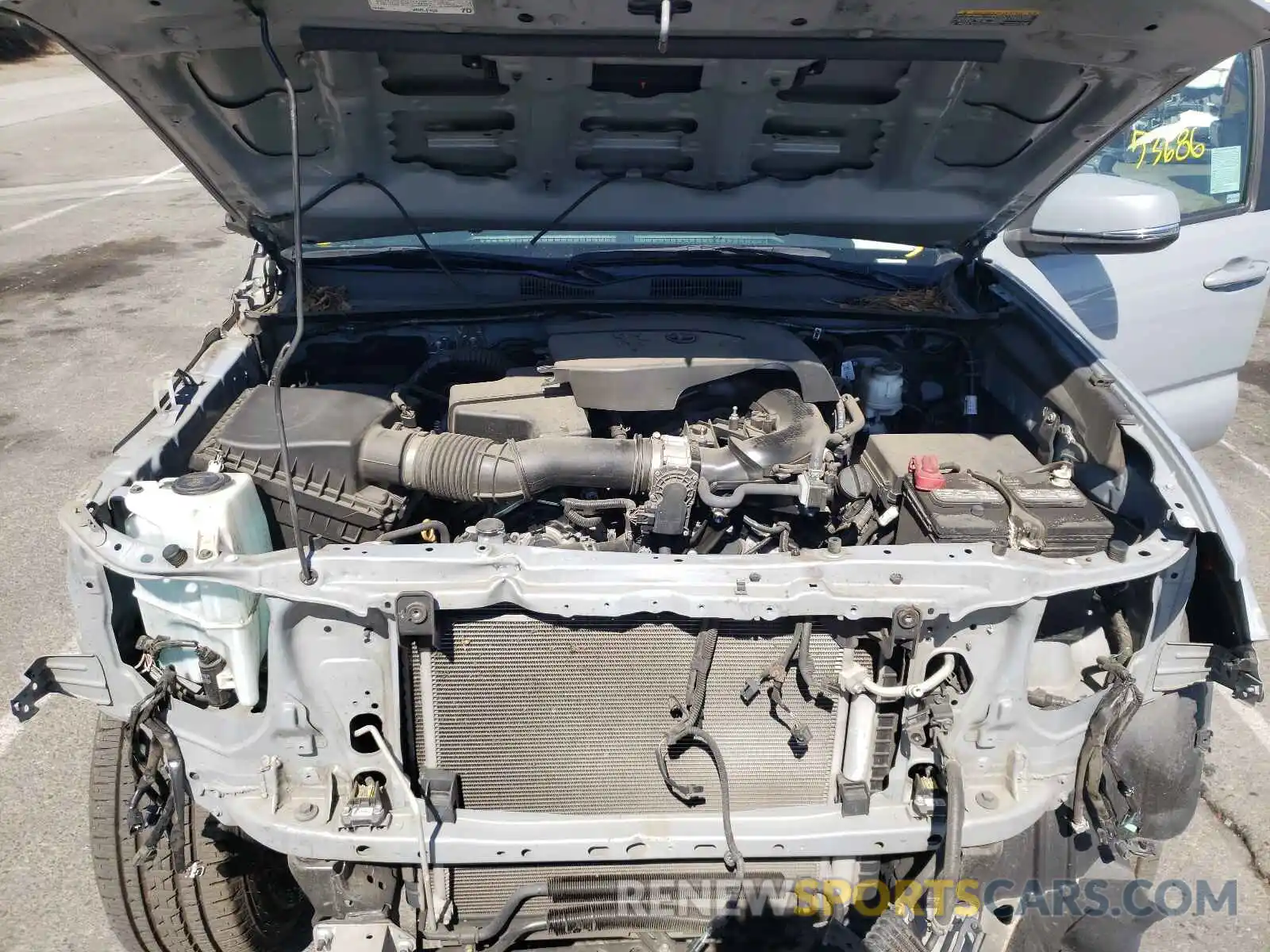 7 Photograph of a damaged car 3TMCZ5AN4KM215729 TOYOTA TACOMA 2019