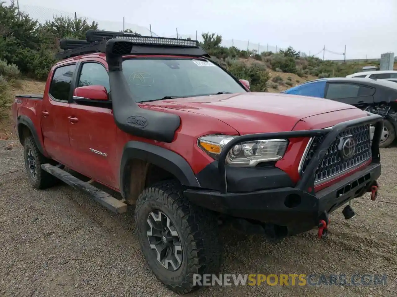 1 Photograph of a damaged car 3TMCZ5AN4KM218310 TOYOTA TACOMA 2019