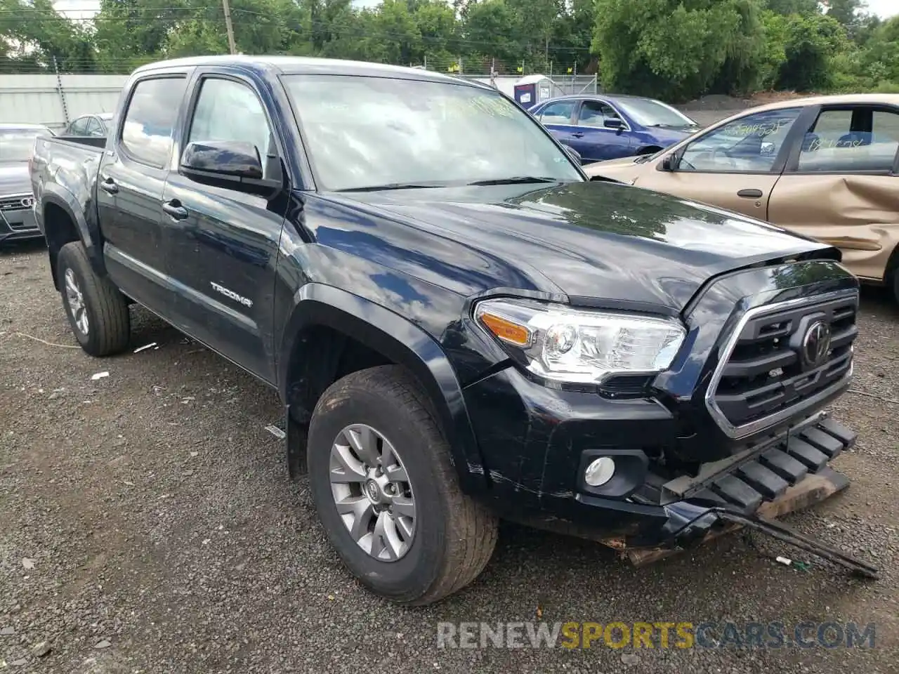 1 Photograph of a damaged car 3TMCZ5AN4KM218839 TOYOTA TACOMA 2019