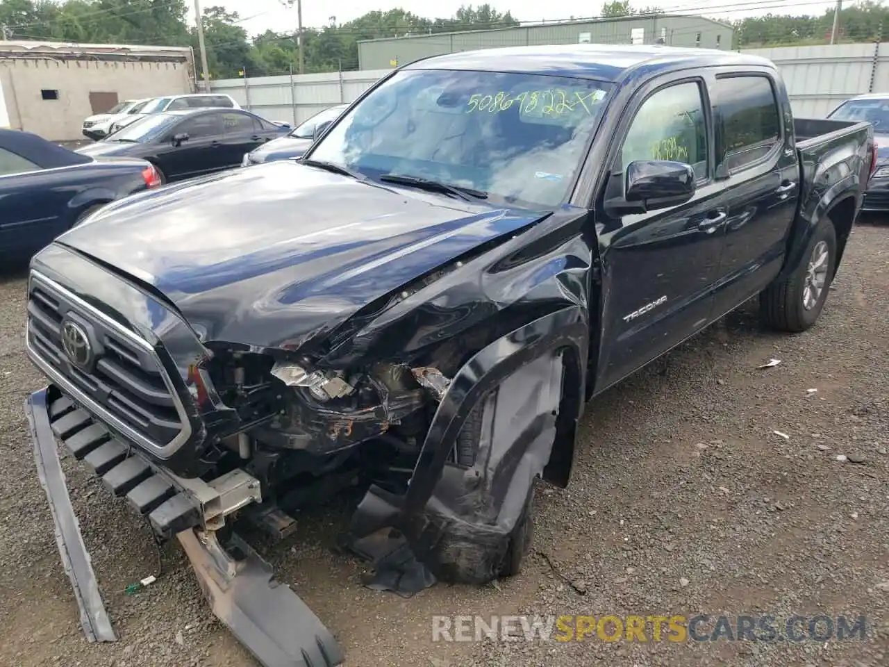 2 Photograph of a damaged car 3TMCZ5AN4KM218839 TOYOTA TACOMA 2019