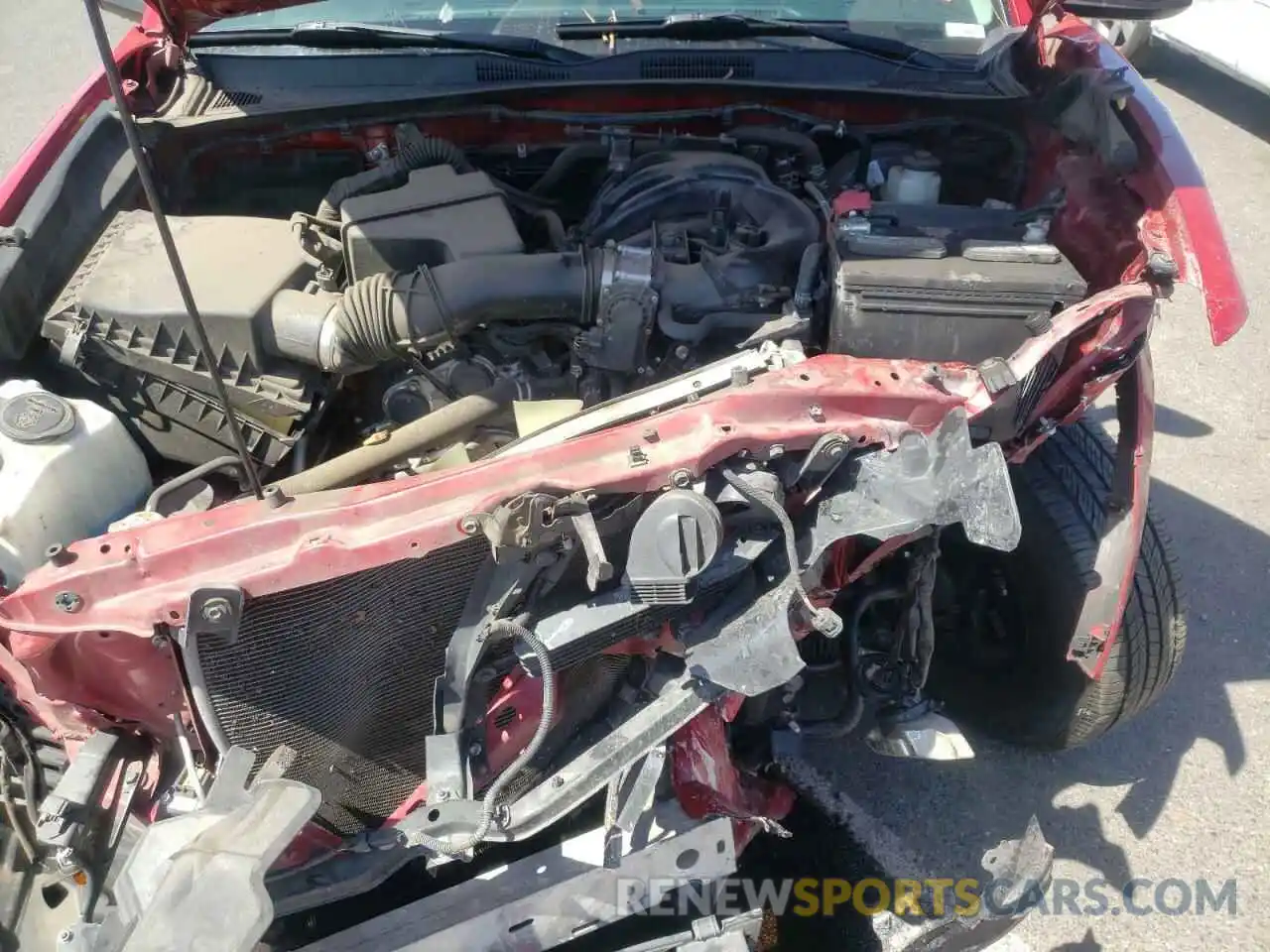 7 Photograph of a damaged car 3TMCZ5AN4KM218842 TOYOTA TACOMA 2019