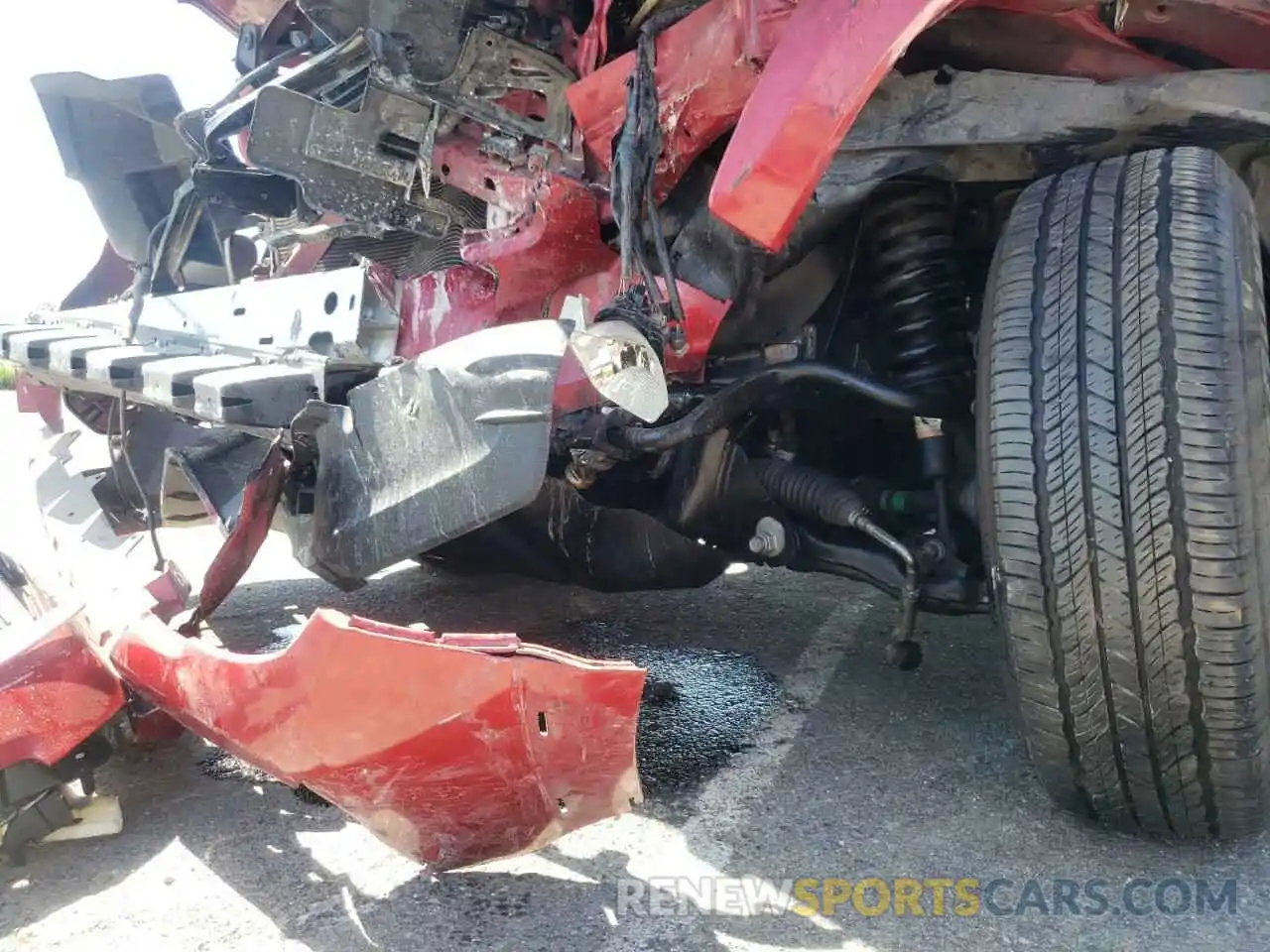 9 Photograph of a damaged car 3TMCZ5AN4KM218842 TOYOTA TACOMA 2019