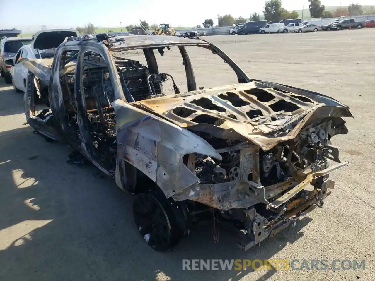 1 Photograph of a damaged car 3TMCZ5AN4KM222082 TOYOTA TACOMA 2019