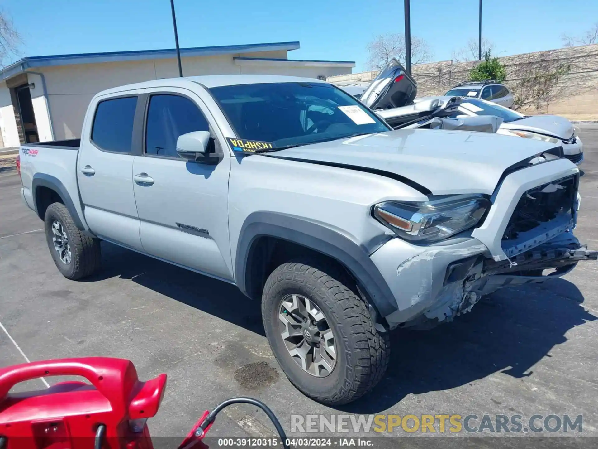 1 Photograph of a damaged car 3TMCZ5AN4KM222163 TOYOTA TACOMA 2019