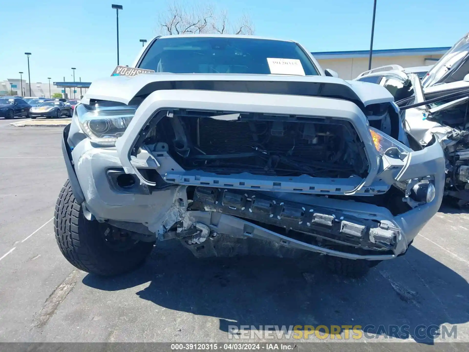 6 Photograph of a damaged car 3TMCZ5AN4KM222163 TOYOTA TACOMA 2019