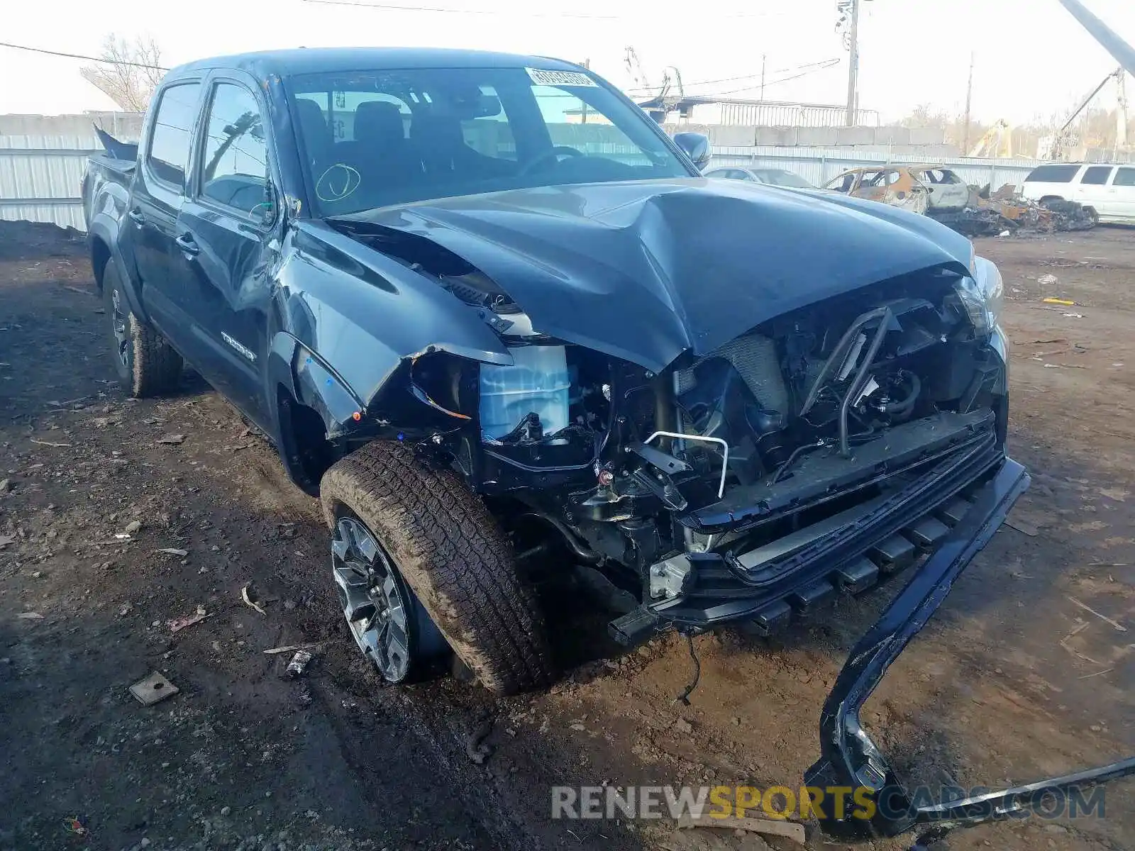 1 Photograph of a damaged car 3TMCZ5AN4KM222471 TOYOTA TACOMA 2019