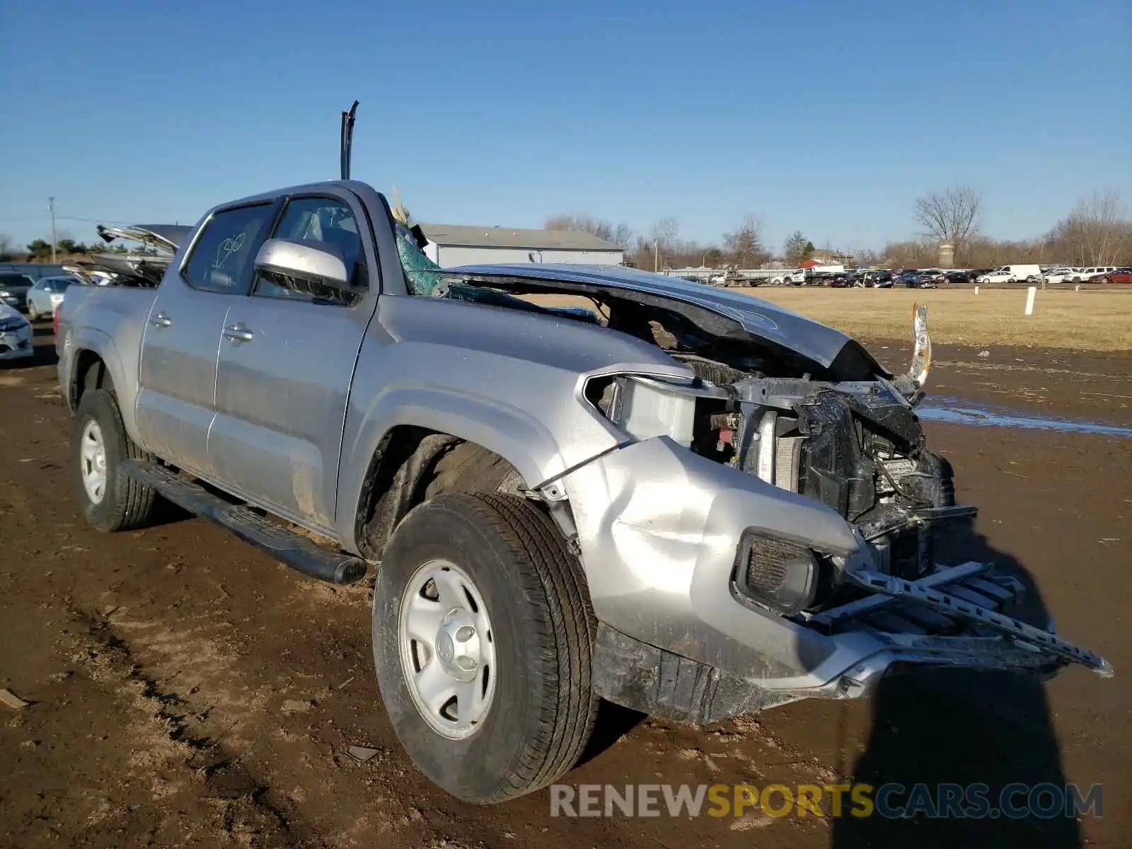 1 Photograph of a damaged car 3TMCZ5AN4KM224107 TOYOTA TACOMA 2019