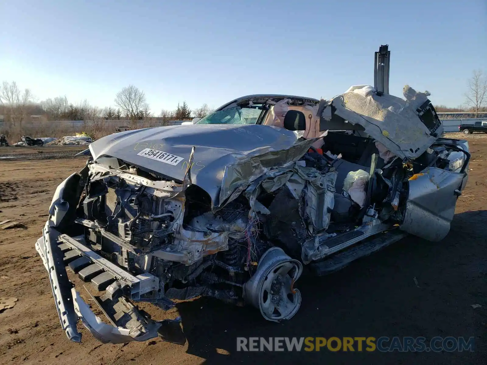 2 Photograph of a damaged car 3TMCZ5AN4KM224107 TOYOTA TACOMA 2019