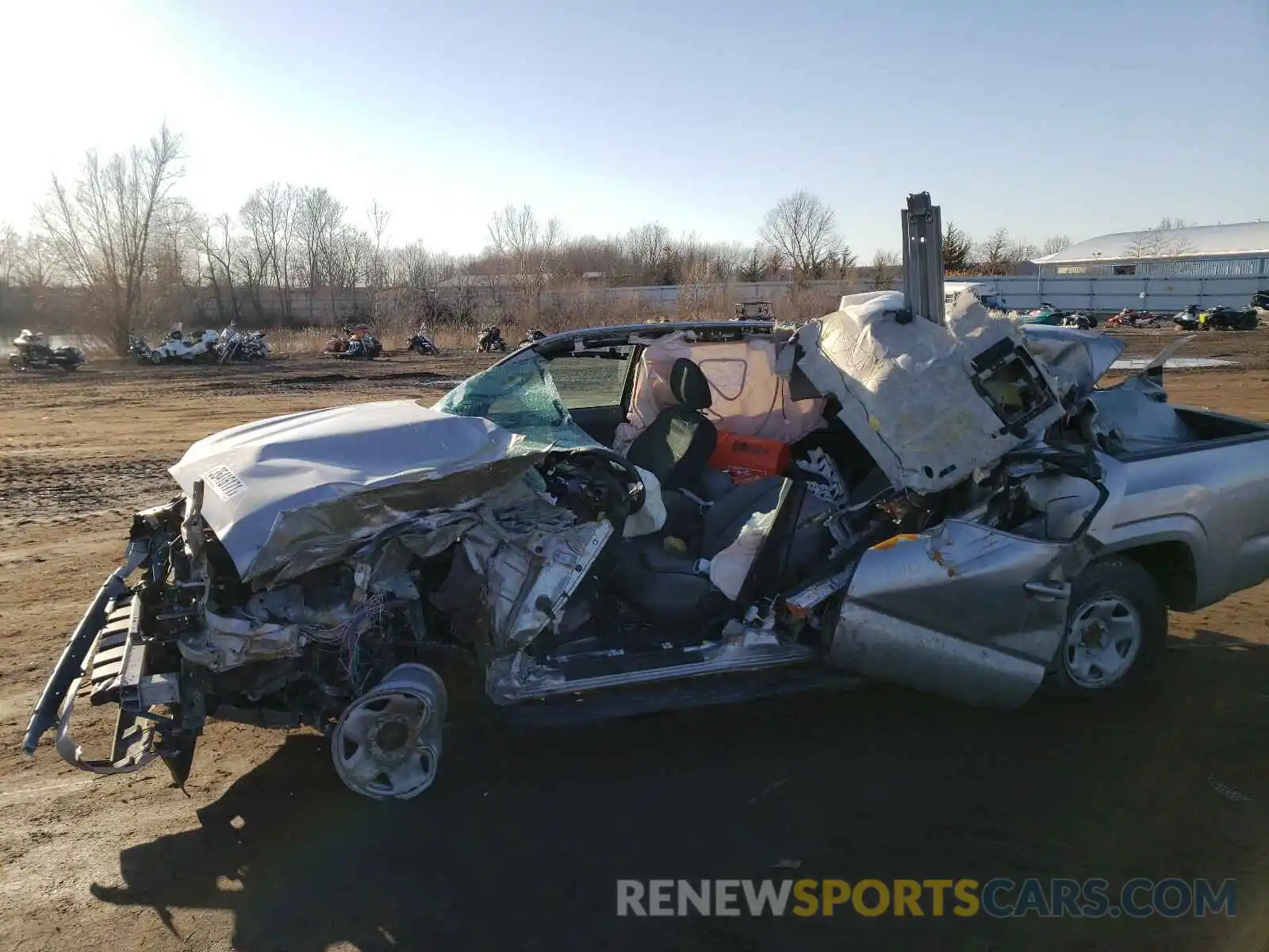 9 Photograph of a damaged car 3TMCZ5AN4KM224107 TOYOTA TACOMA 2019