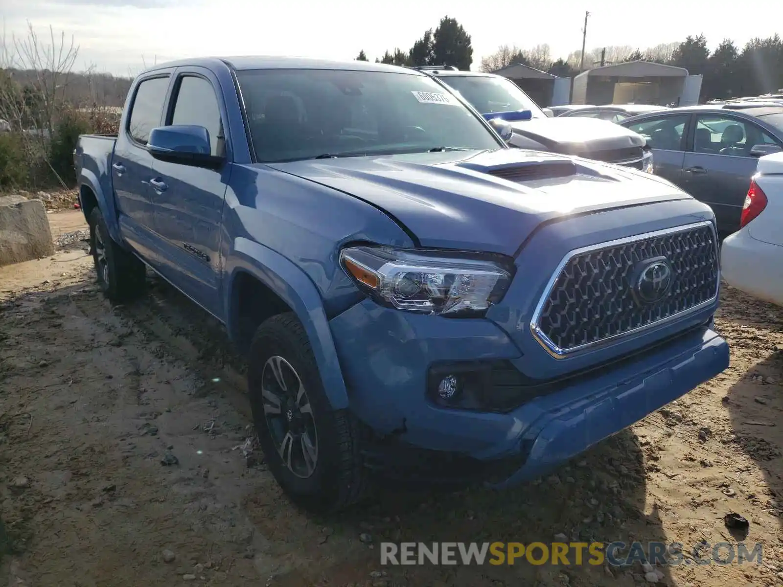 1 Photograph of a damaged car 3TMCZ5AN4KM225631 TOYOTA TACOMA 2019