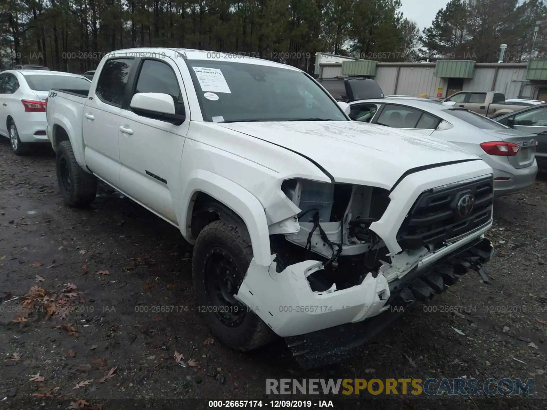 1 Photograph of a damaged car 3TMCZ5AN4KM228139 TOYOTA TACOMA 2019