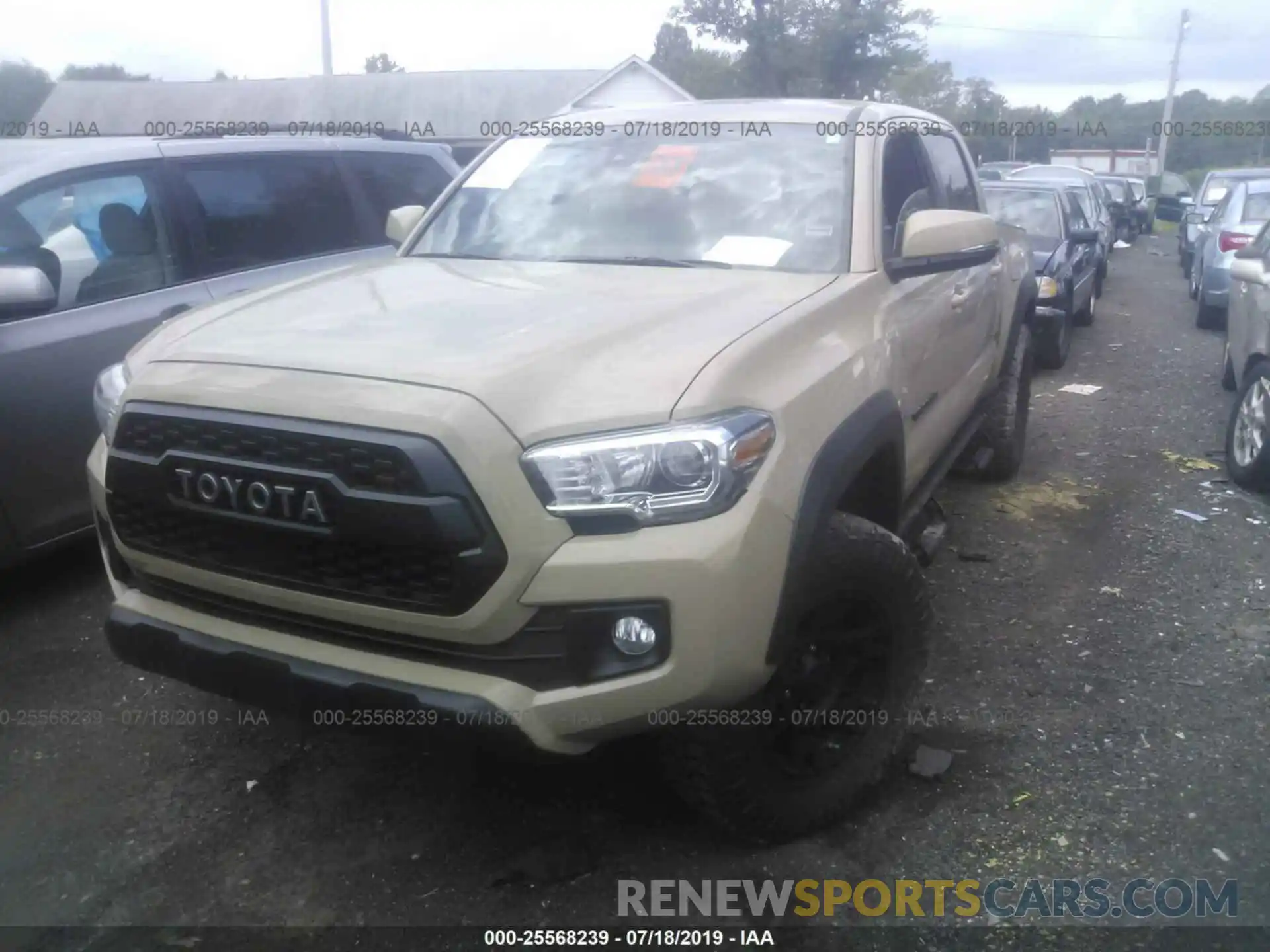 2 Photograph of a damaged car 3TMCZ5AN4KM229467 TOYOTA TACOMA 2019