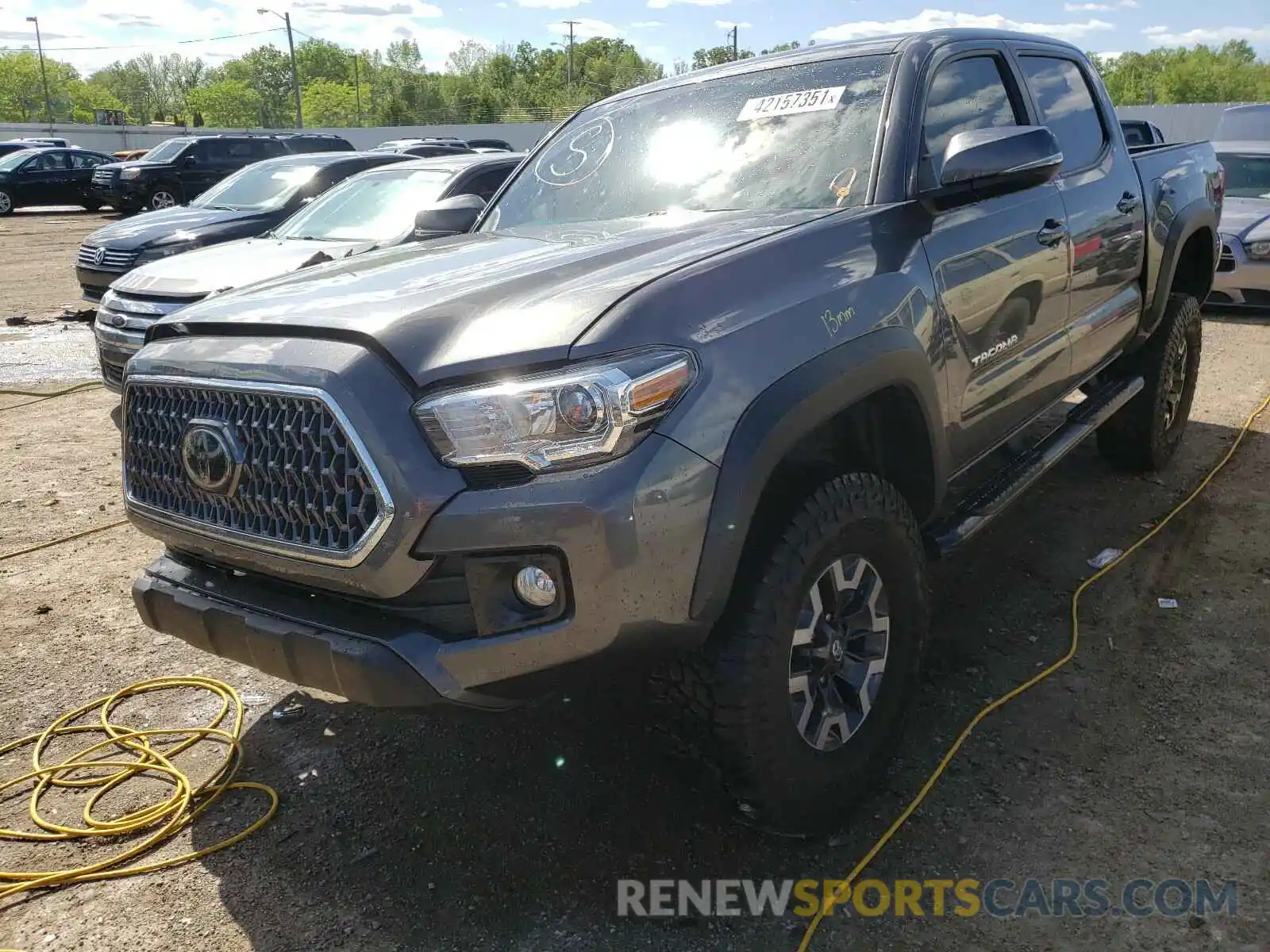 2 Photograph of a damaged car 3TMCZ5AN4KM230568 TOYOTA TACOMA 2019