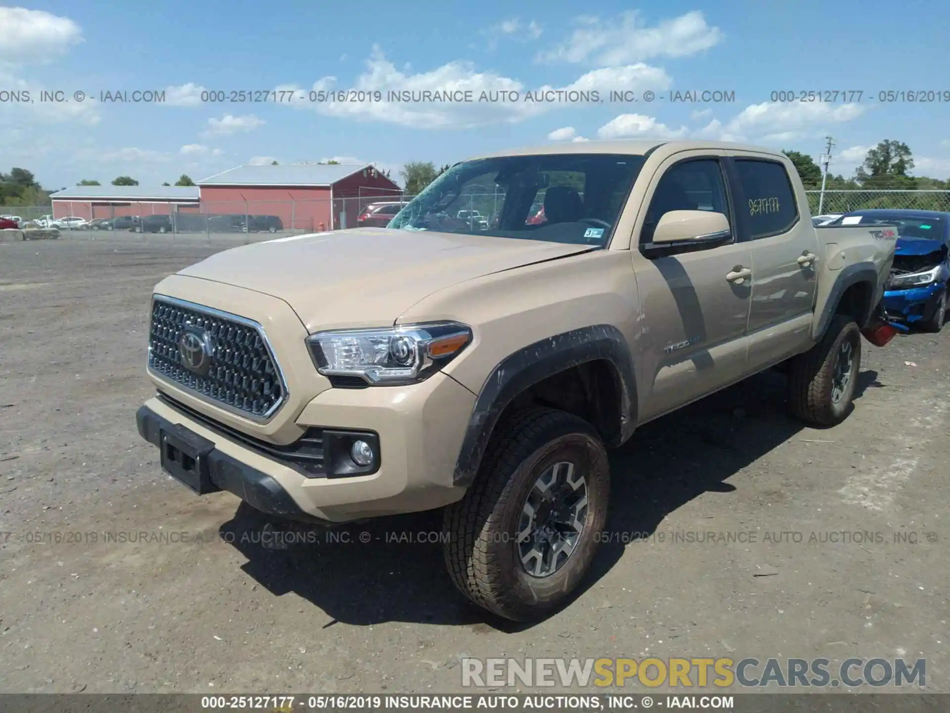 2 Photograph of a damaged car 3TMCZ5AN4KM230649 TOYOTA TACOMA 2019