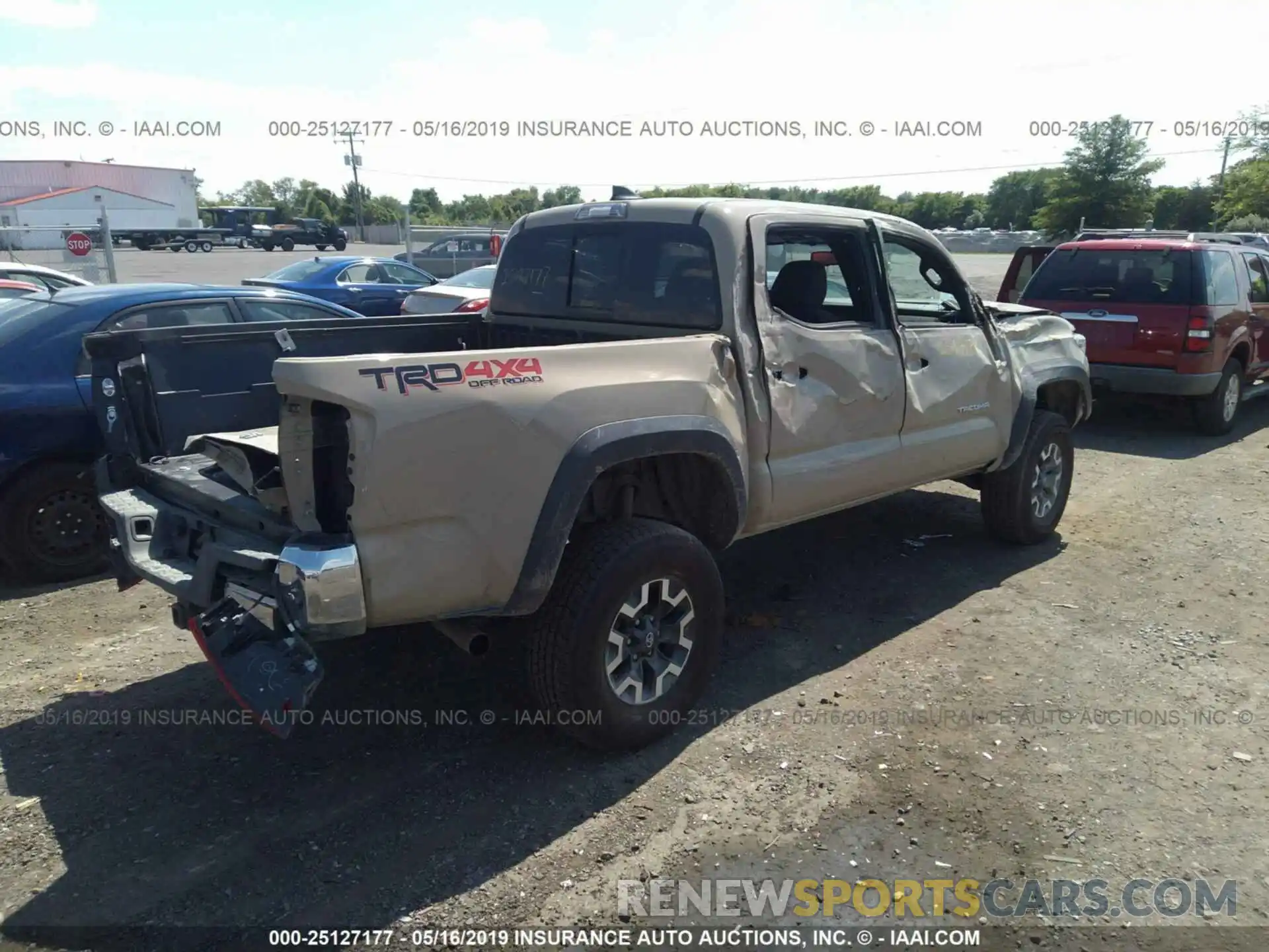 4 Photograph of a damaged car 3TMCZ5AN4KM230649 TOYOTA TACOMA 2019