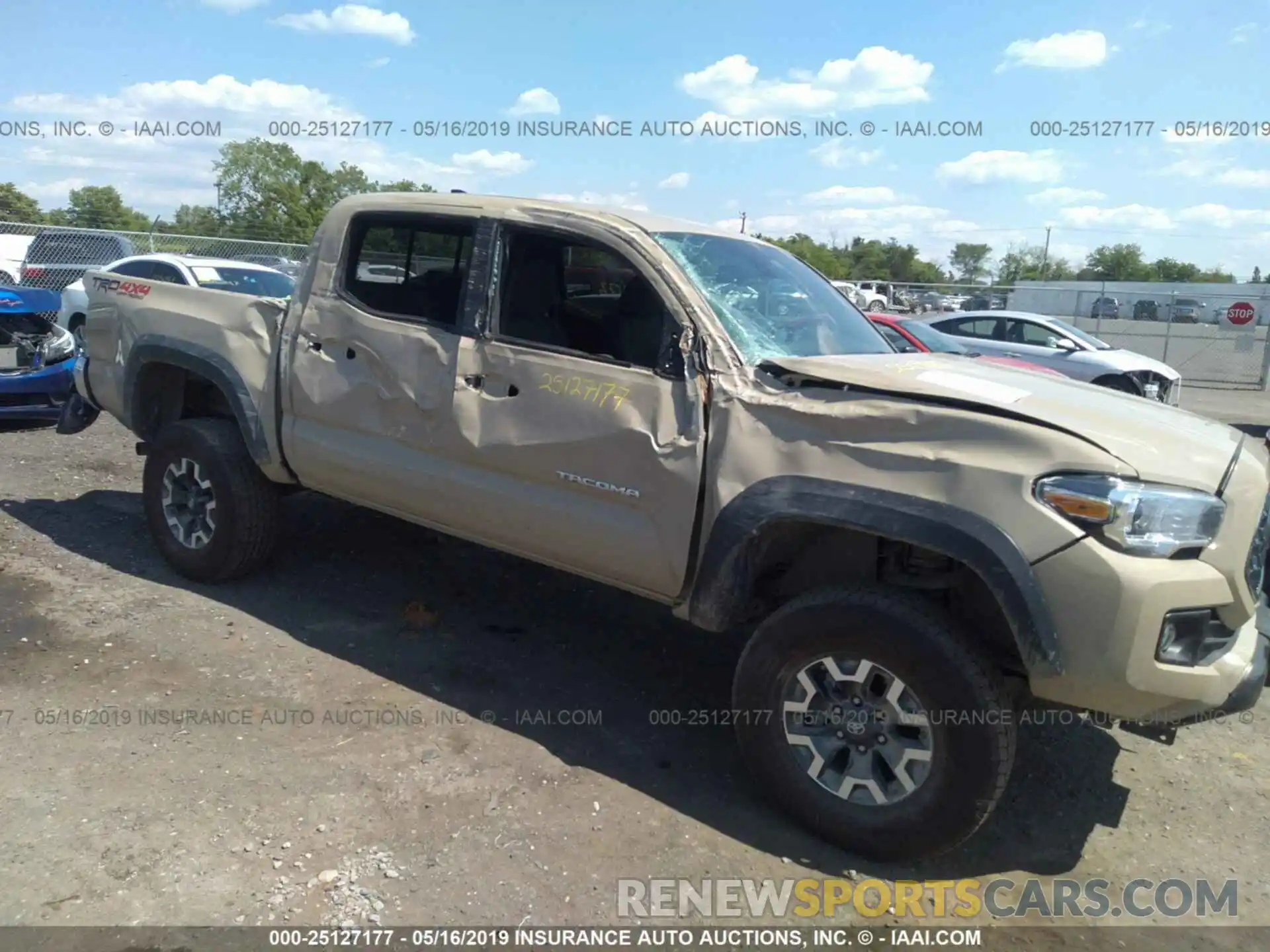 6 Фотография поврежденного автомобиля 3TMCZ5AN4KM230649 TOYOTA TACOMA 2019