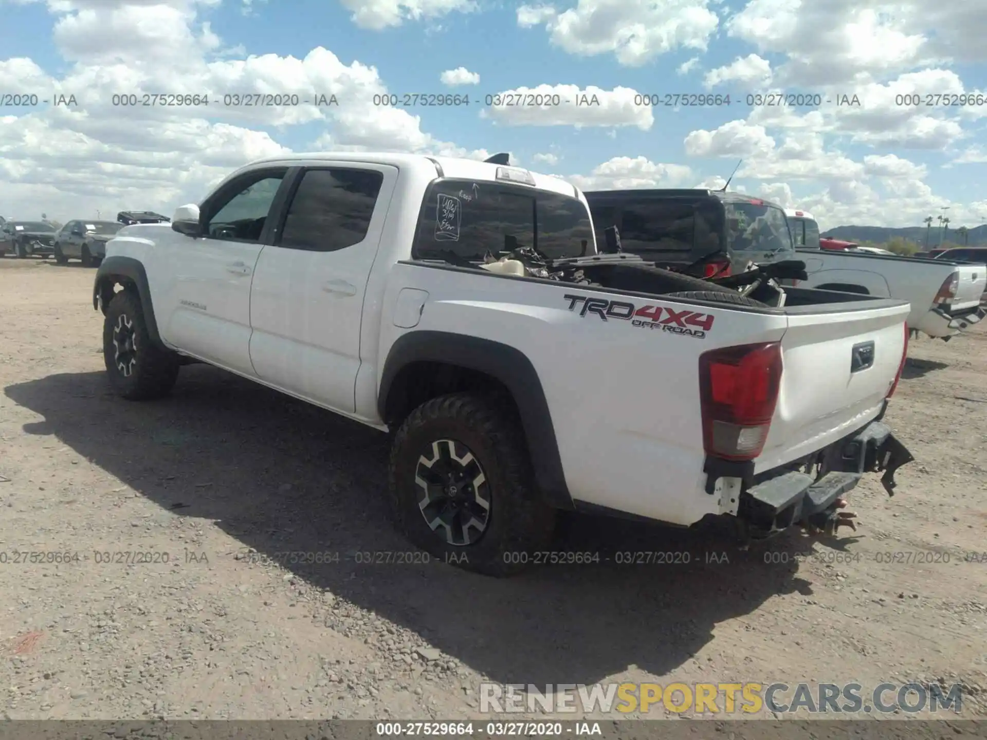 3 Photograph of a damaged car 3TMCZ5AN4KM231249 TOYOTA TACOMA 2019