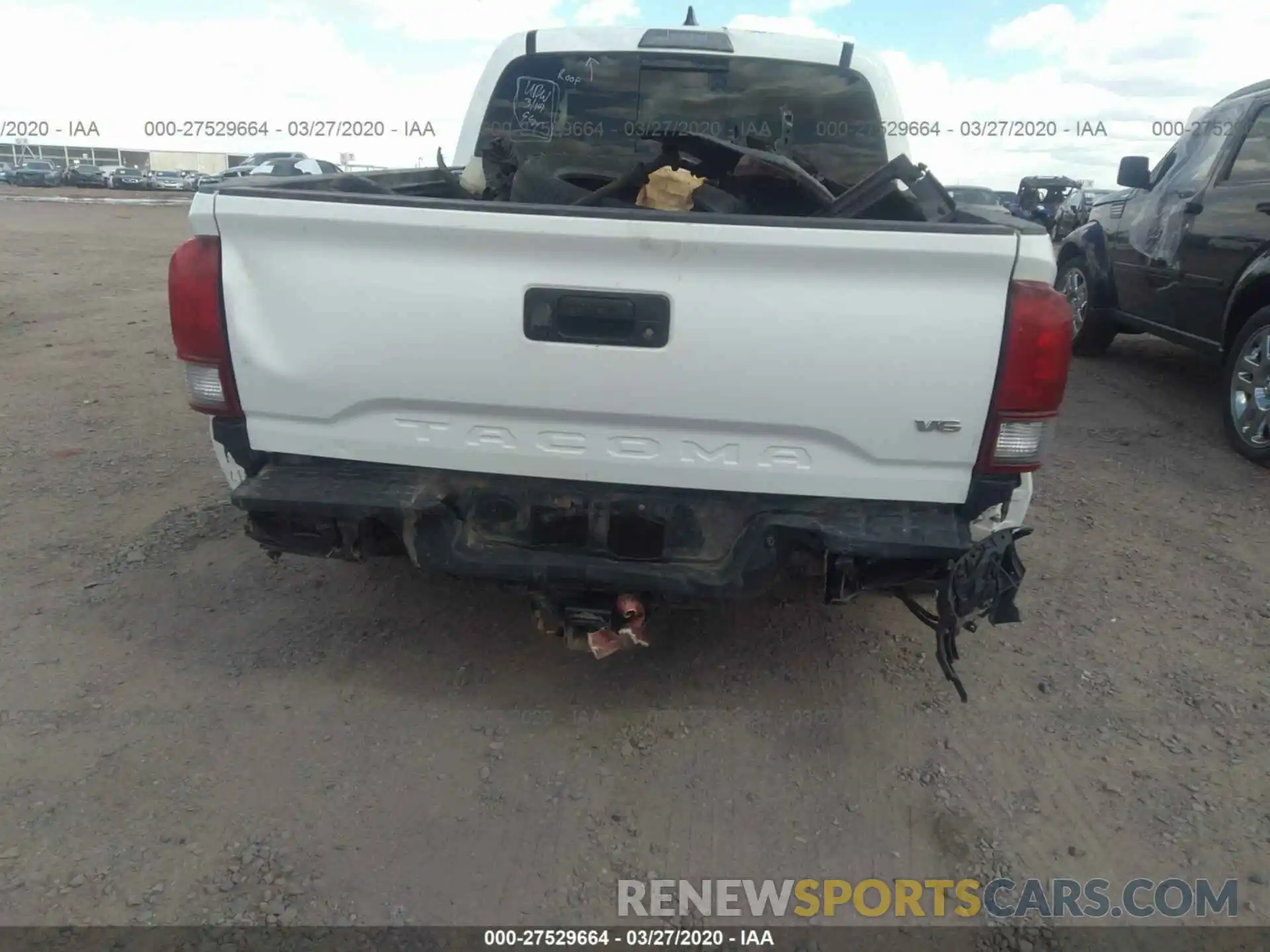 6 Photograph of a damaged car 3TMCZ5AN4KM231249 TOYOTA TACOMA 2019