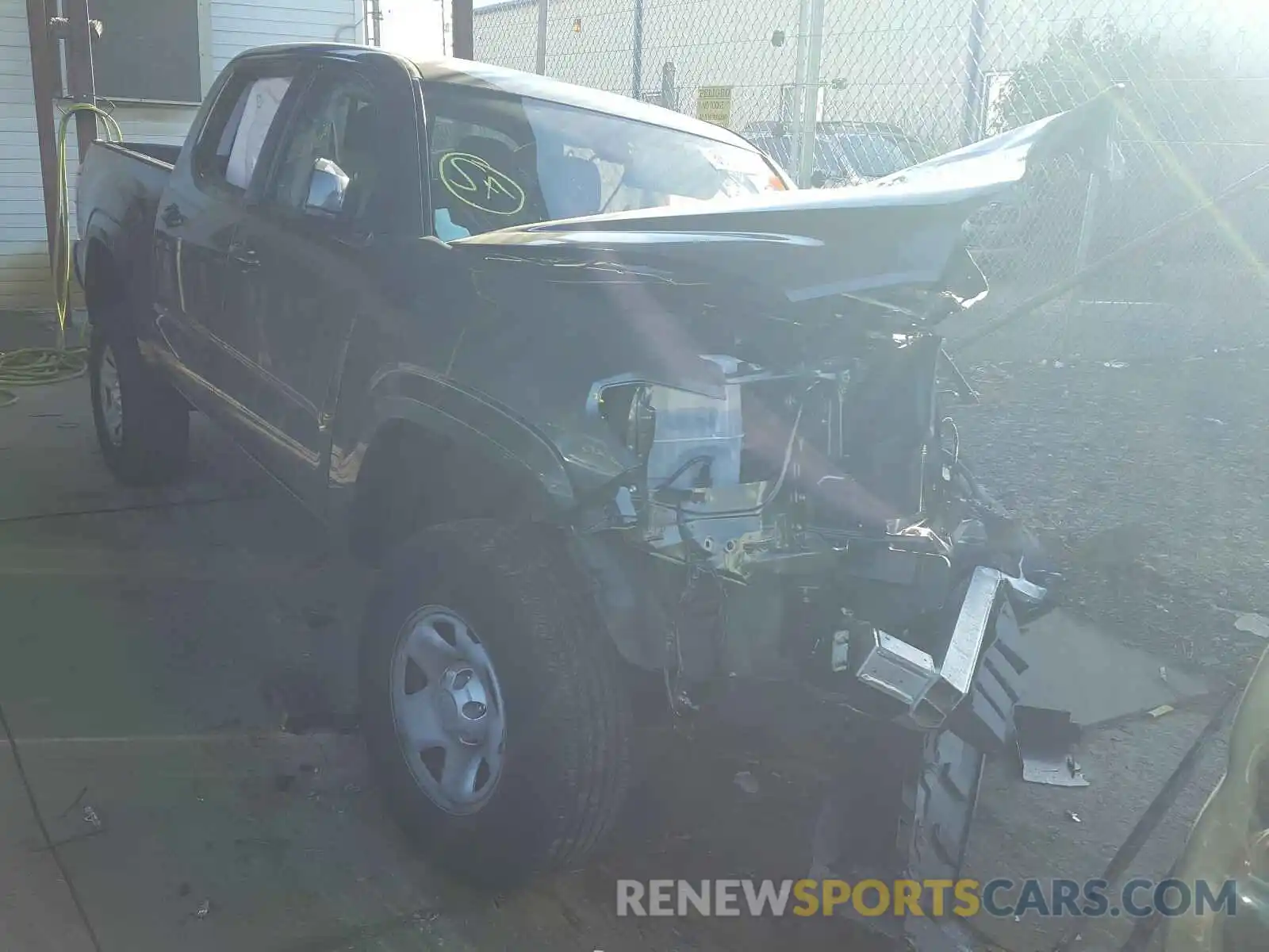 1 Photograph of a damaged car 3TMCZ5AN4KM232854 TOYOTA TACOMA 2019